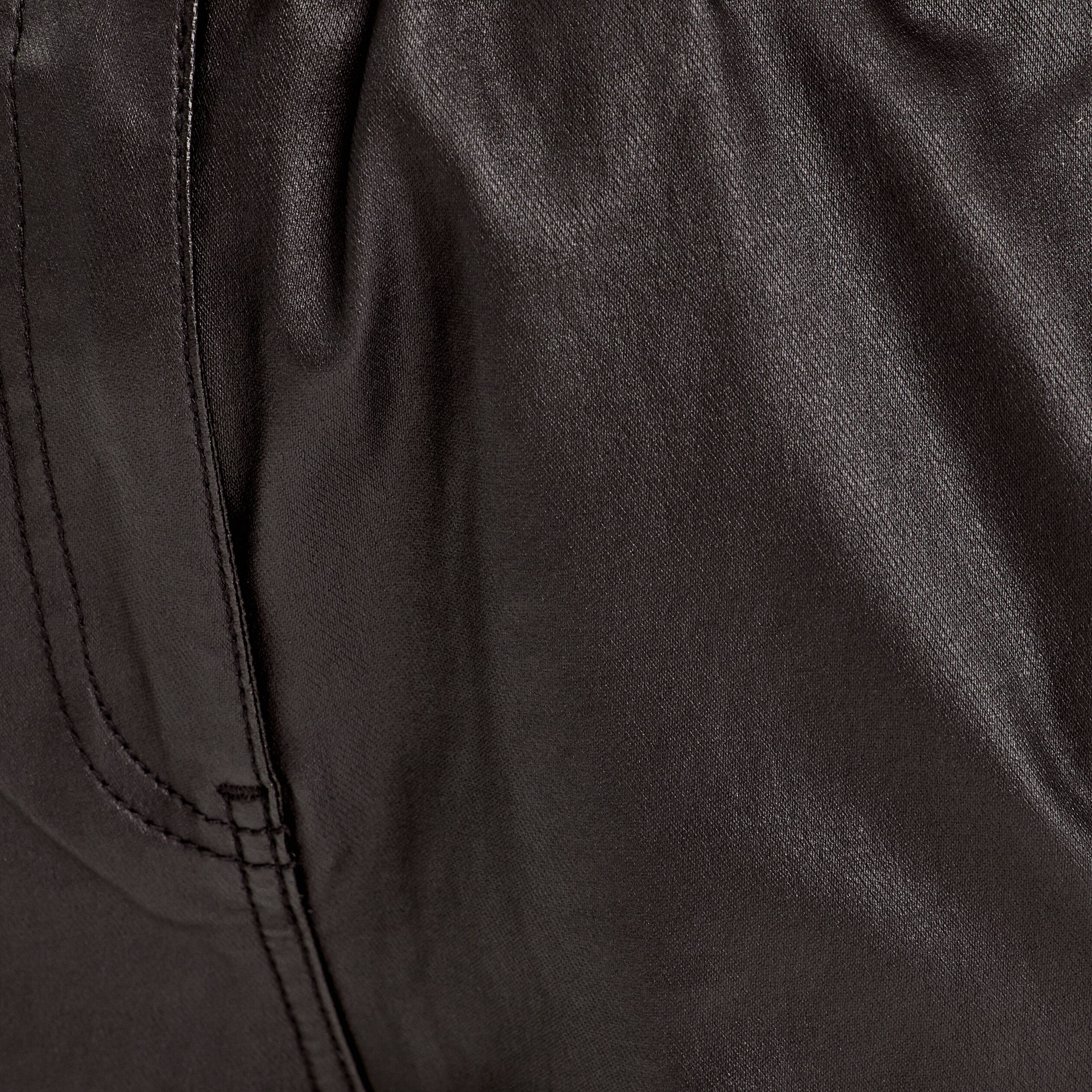 pantalon slouchy enduit 78eme noir femme Pantalon slouchy enduit 7/8ème noir femme