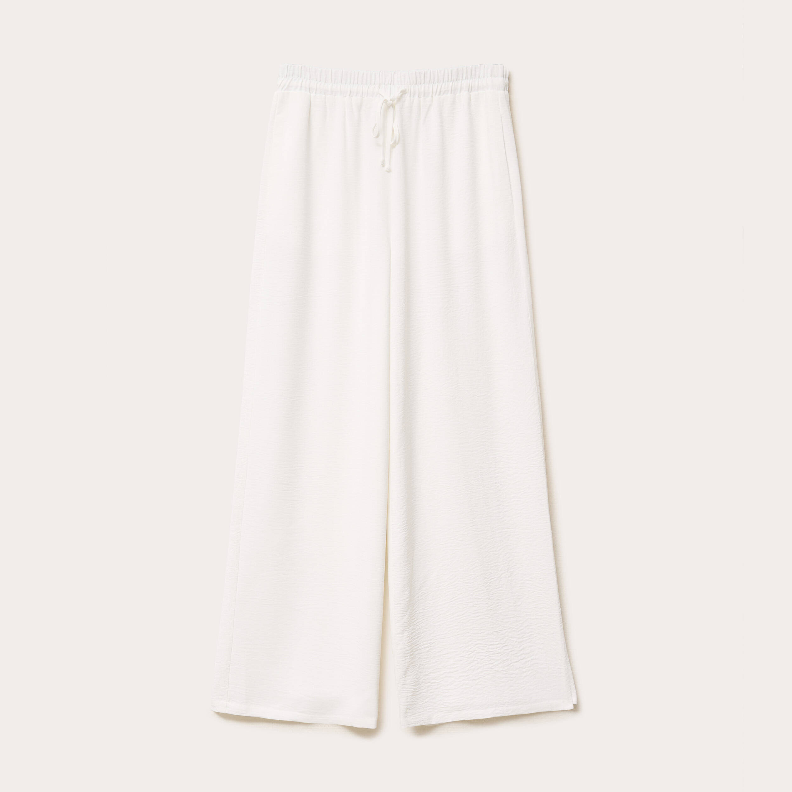 pantalon large ecru femme Pantalon large ecru femme