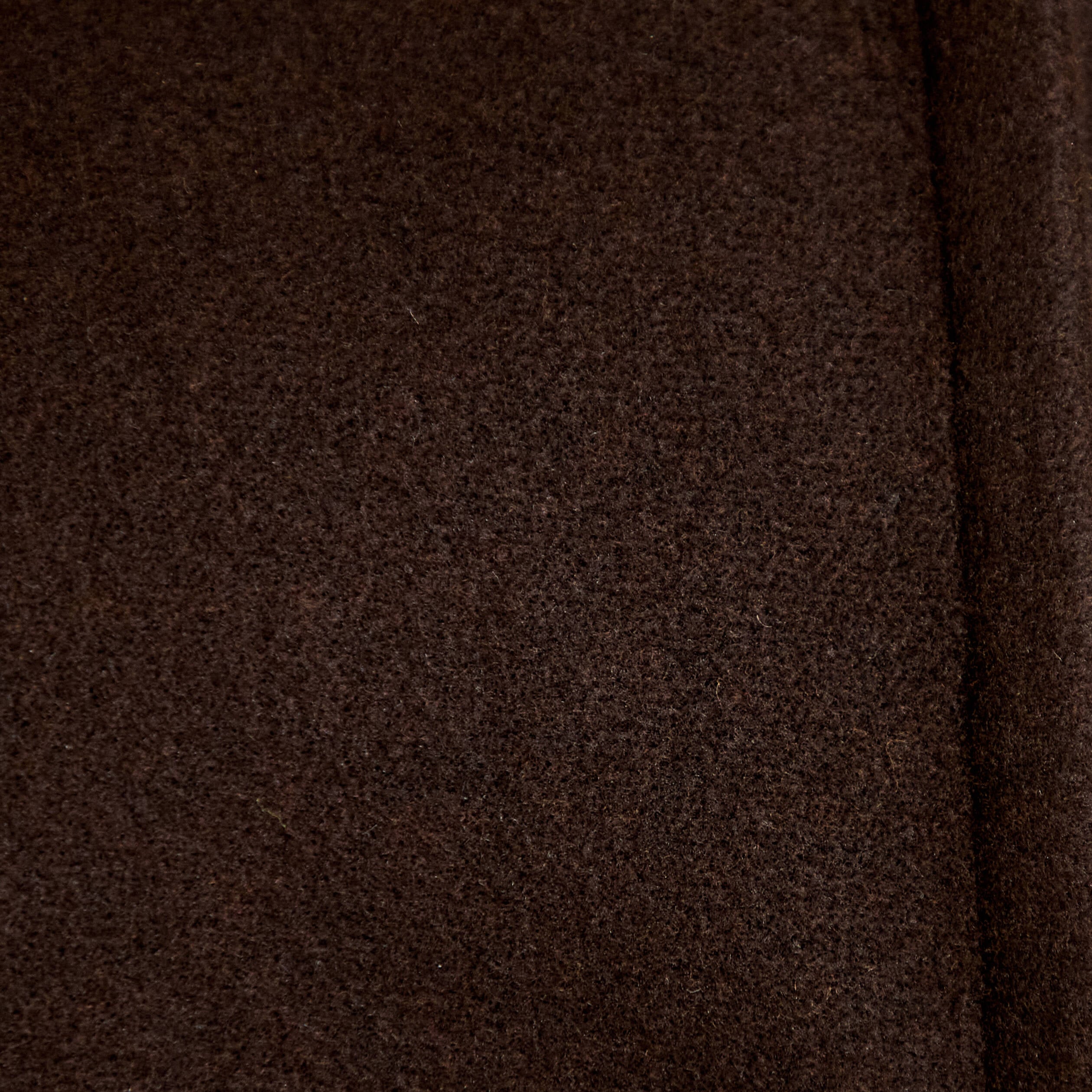 Veste chin&eacute;e col montant manches longues marron fonc&eacute; femme
