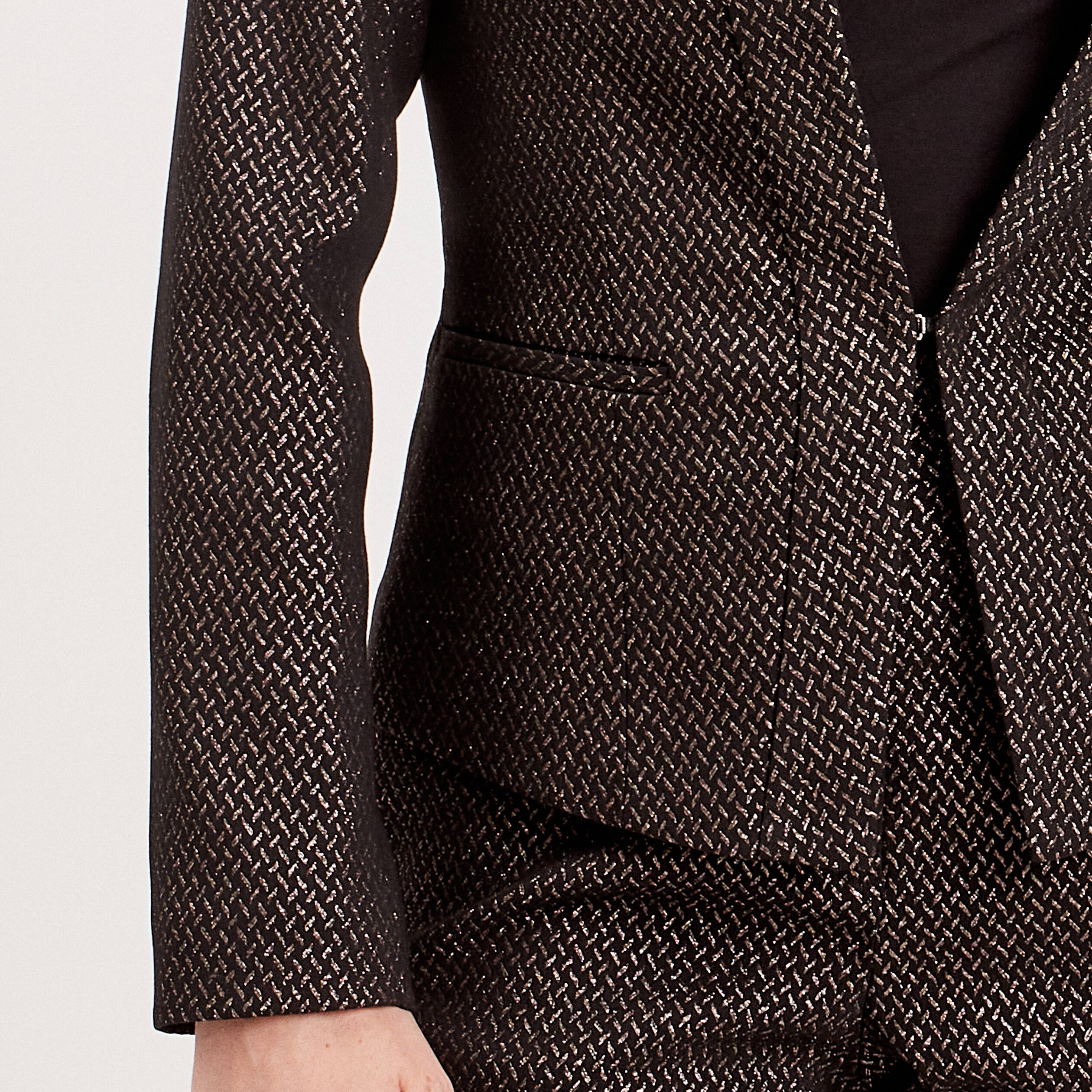 veste blazer ajustee noir femme Veste blazer ajustée noir femme