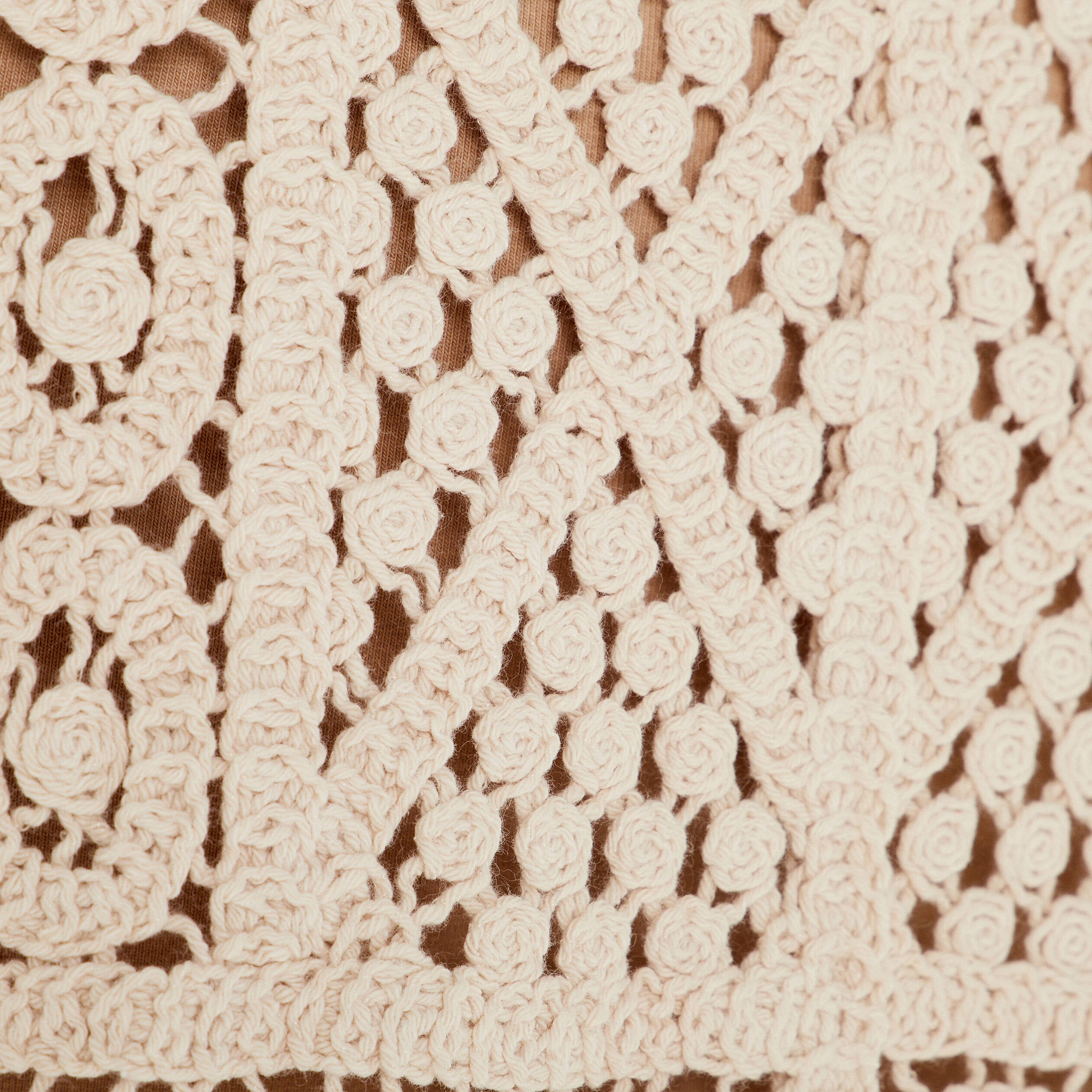 Combinaison Dentelle Zara - Macramé Crochet Couleur Crème écru, Taille M, Neuve Avec étiquettes