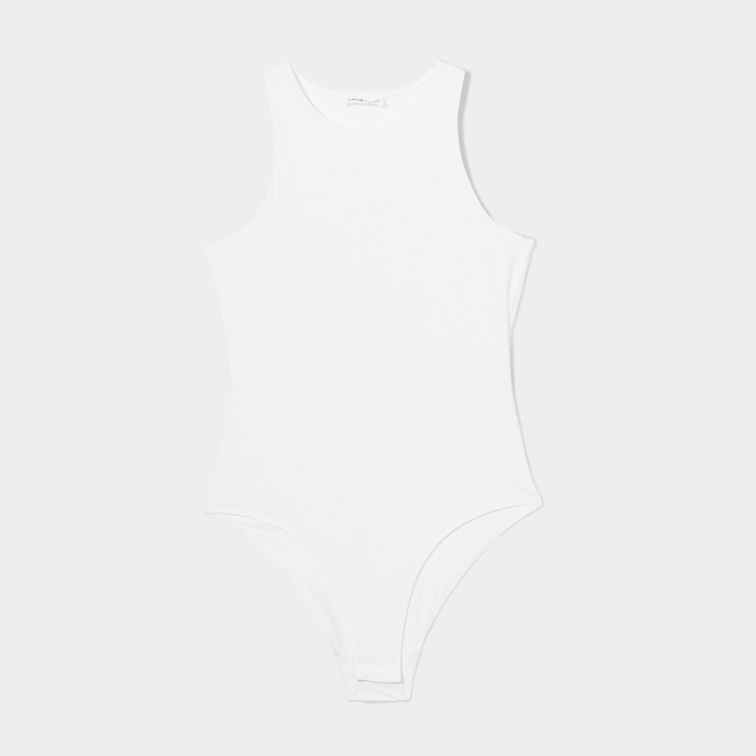 body sans manches ecru femme Body sans manches ecru femme