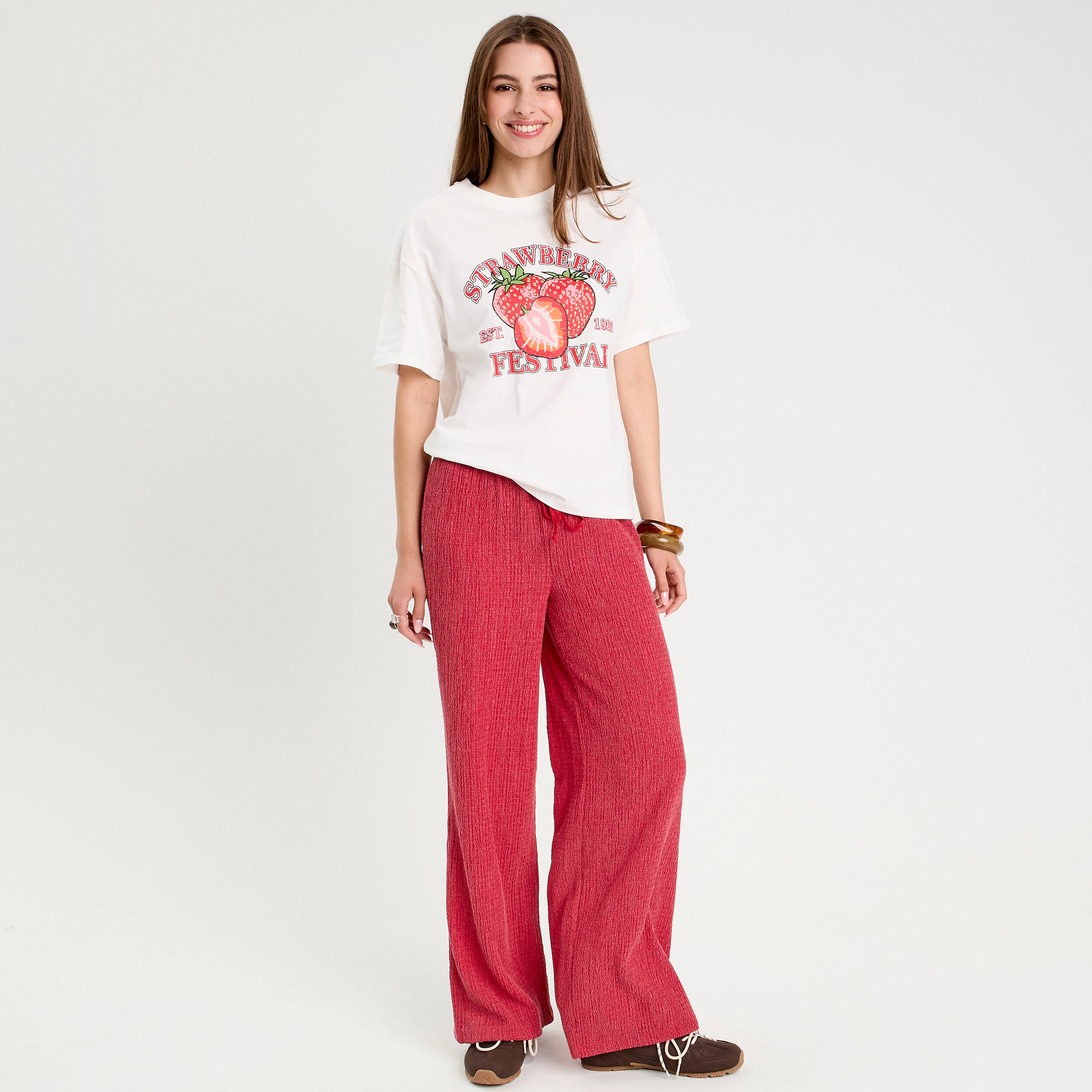t shirt manches courtes ecru femme T-shirt manches courtes ecru femme