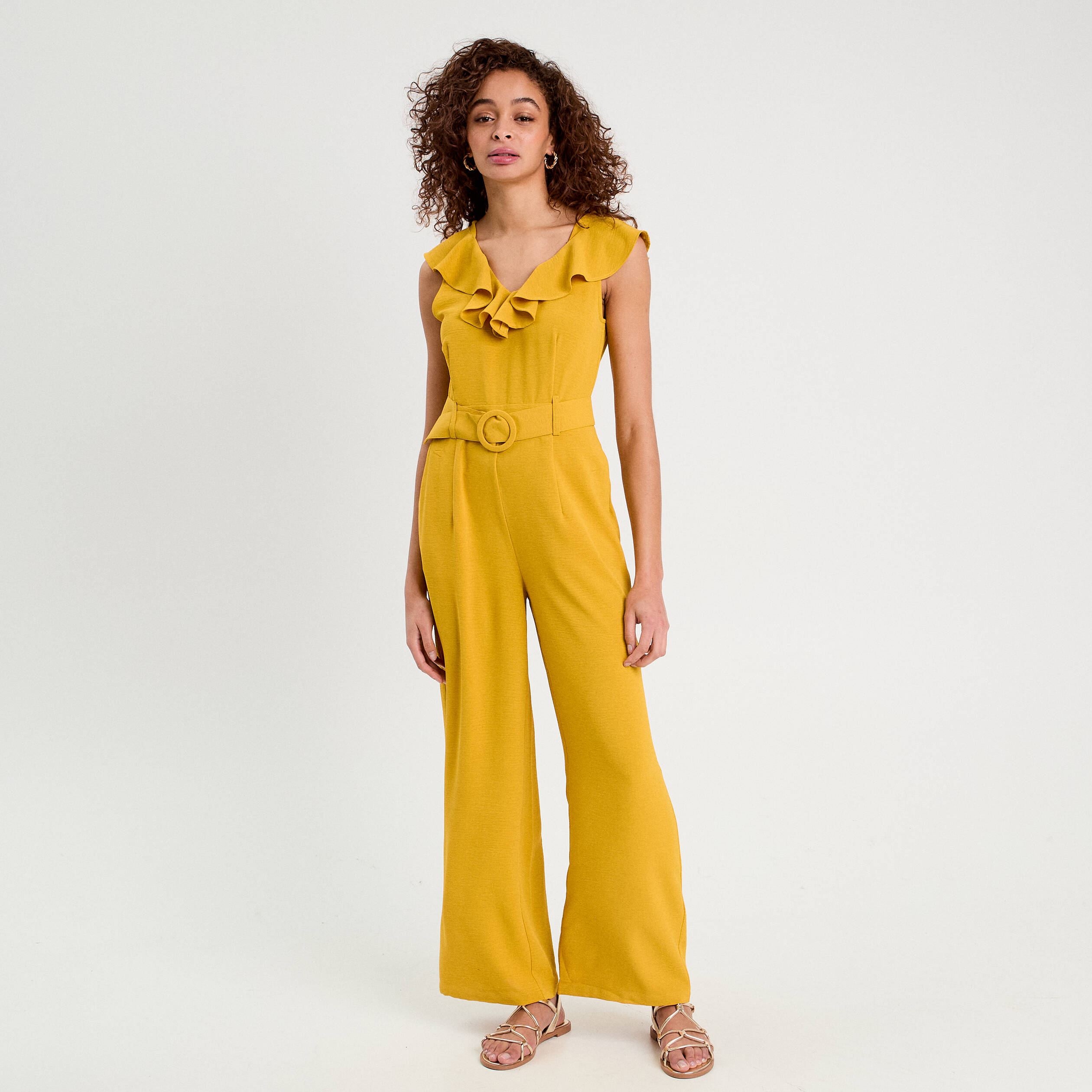 Combinaison d'été jaune femme • Ma Combi