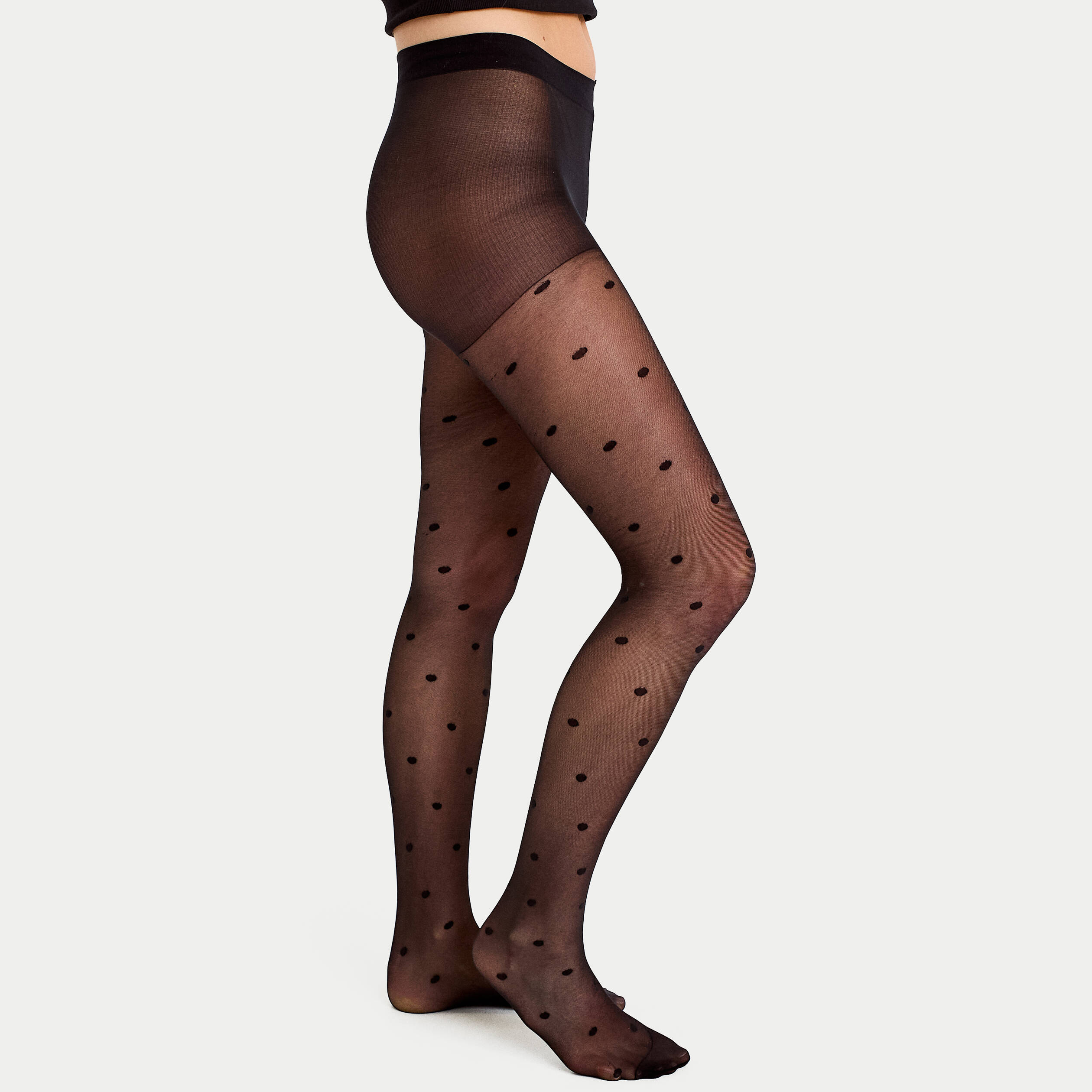 Collants noir femme