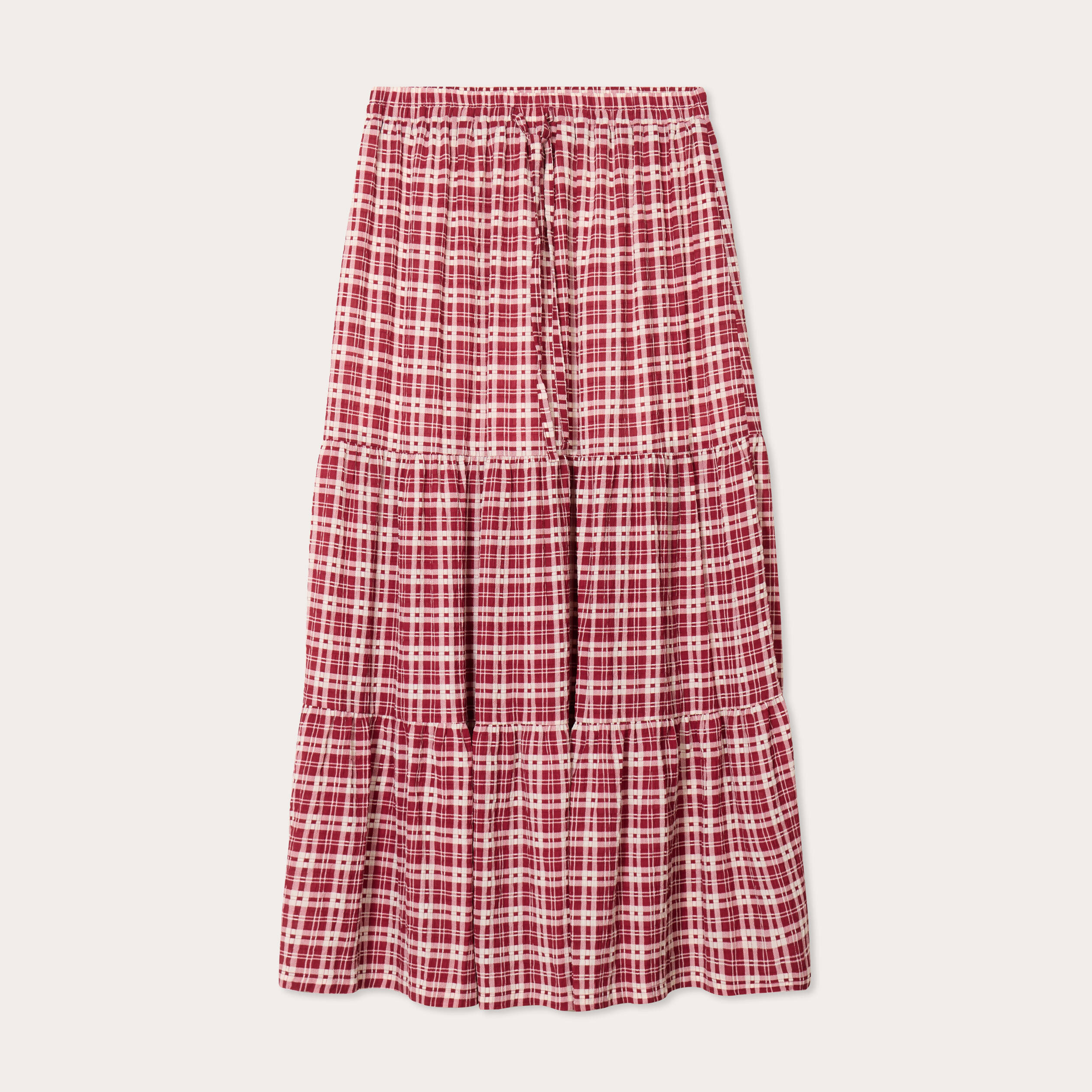 jupe longue trapeze bordeaux femme Jupe longue trapèze bordeaux femme