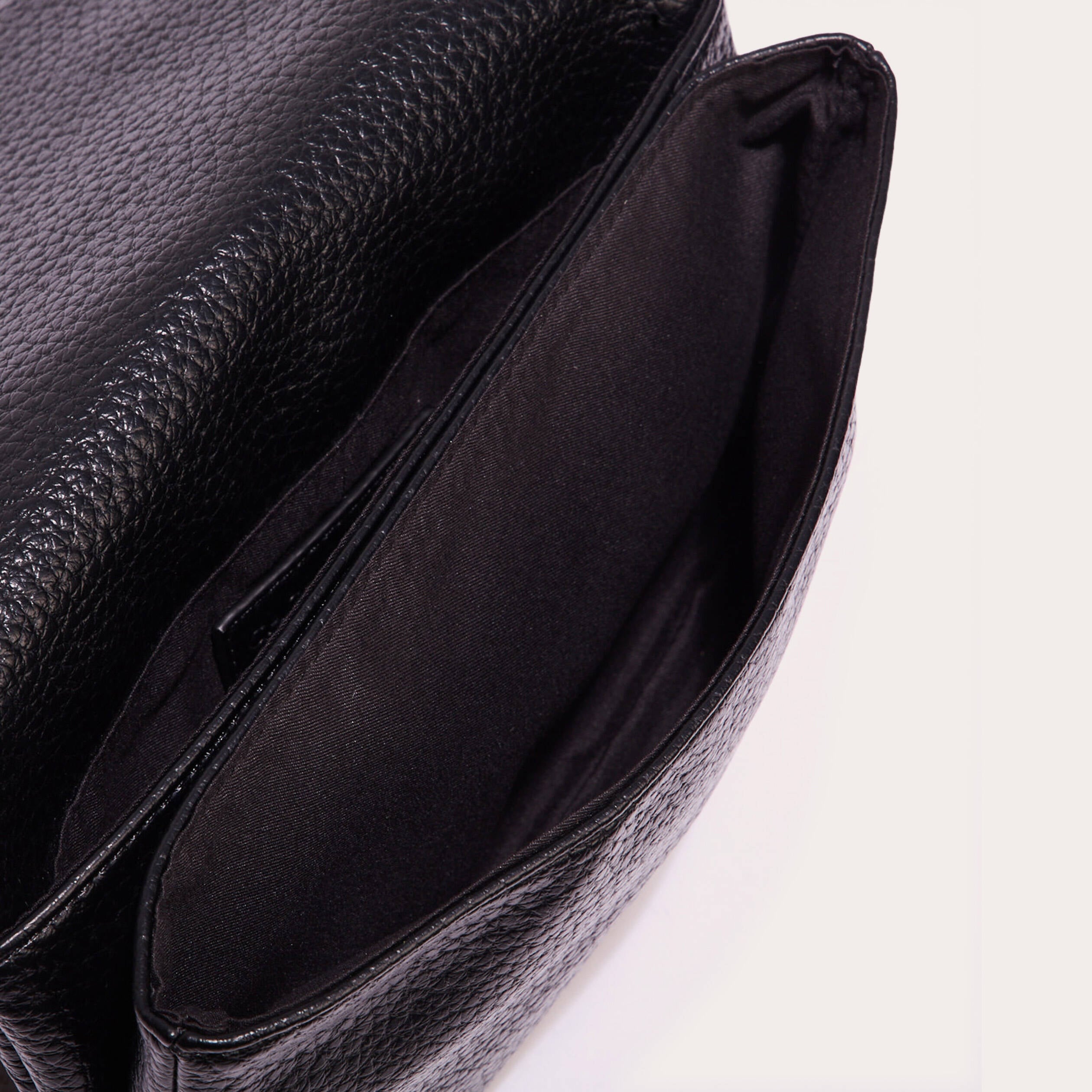 Sac avec rabat noir femme