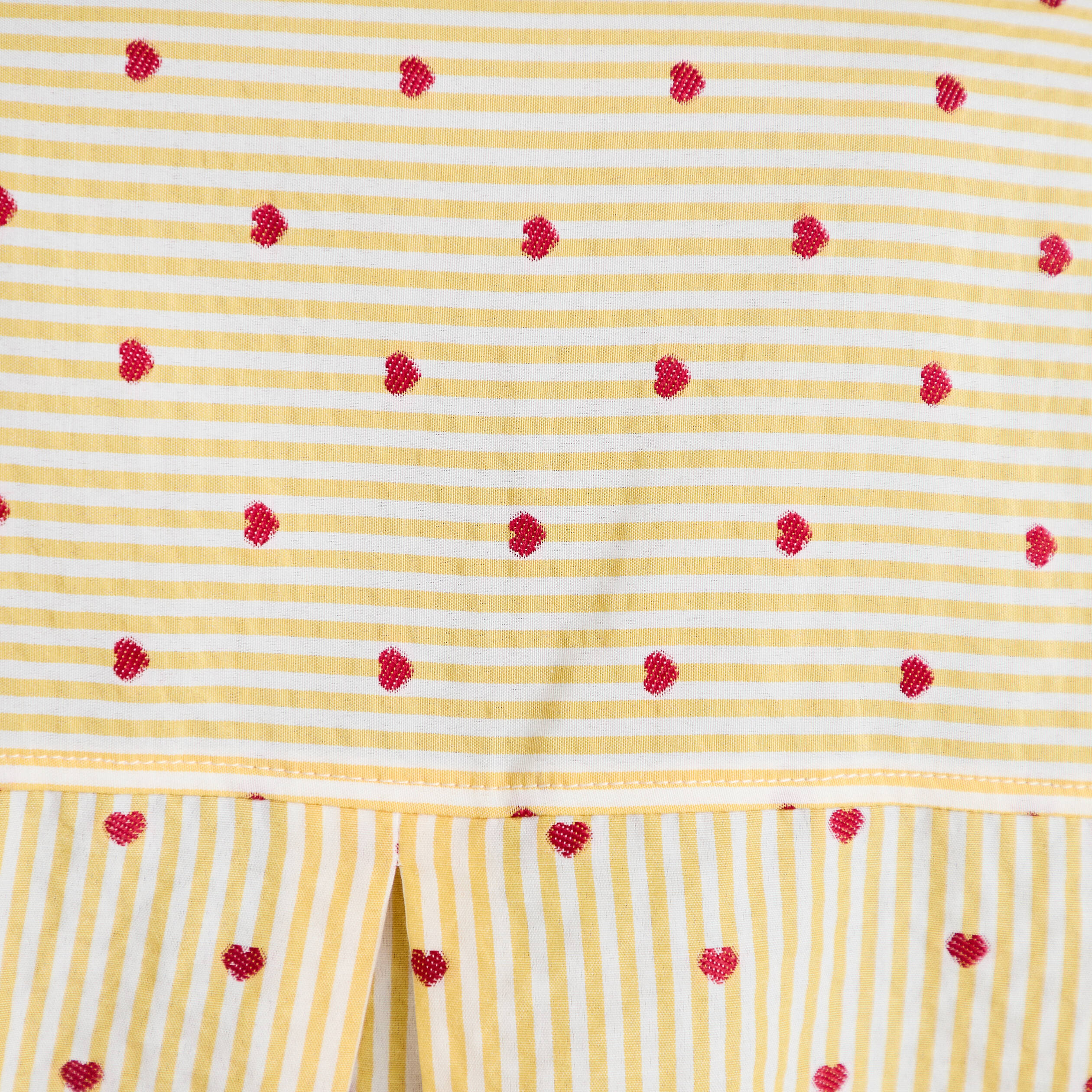Chemise oversize manches longues jaune femme