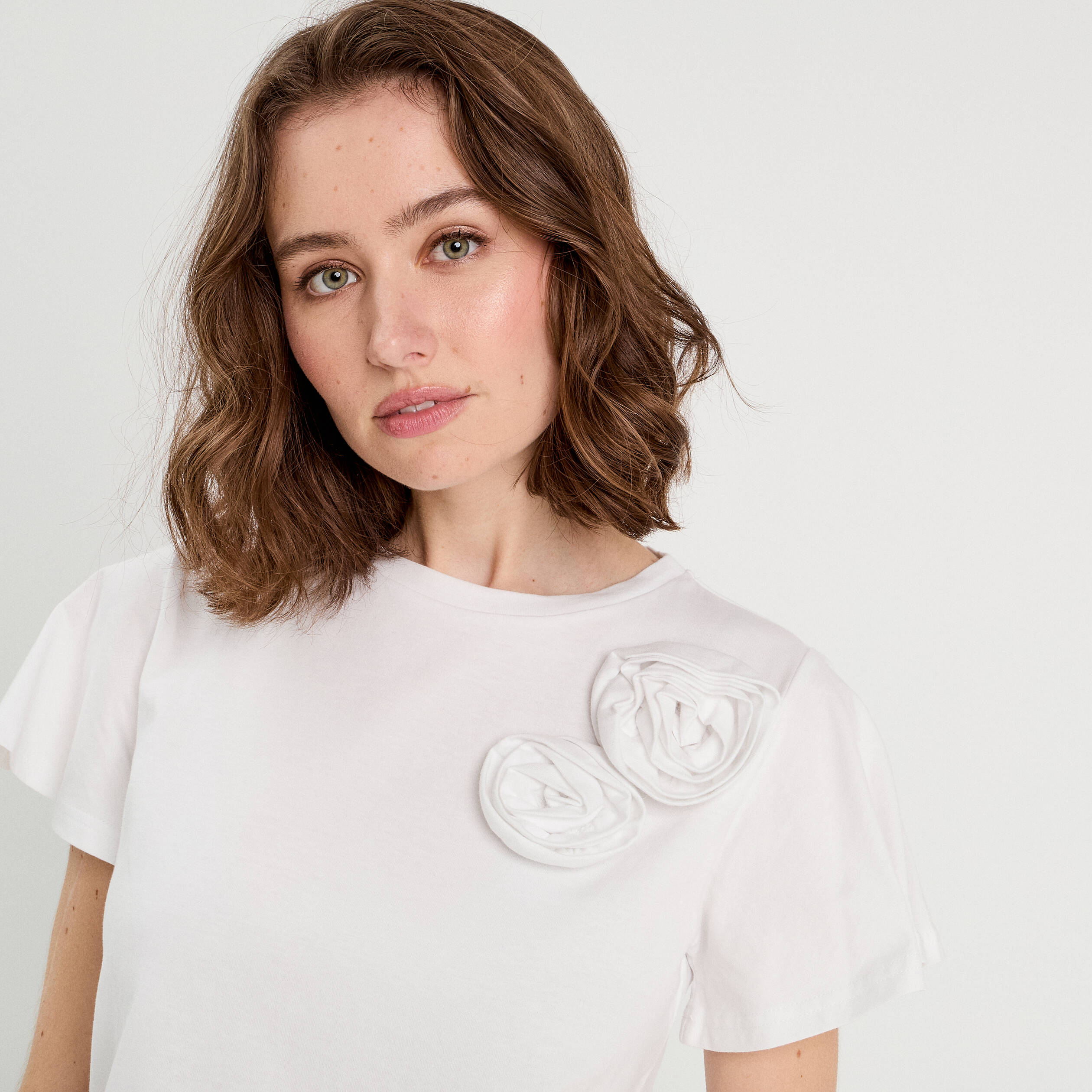 T-shirt Femme Desires Blanc - Taille S, Manches Courtes, Neuf Avec Étiquettes