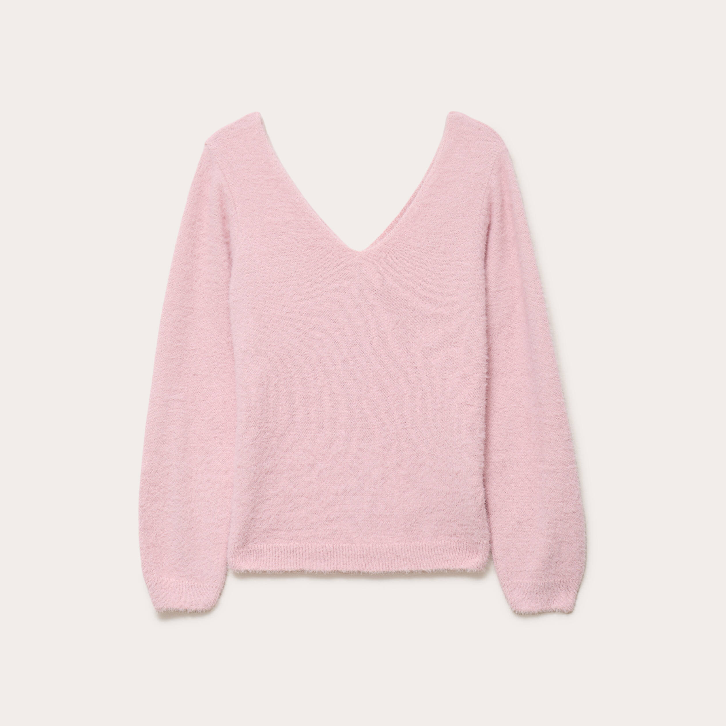 Pull d&eacute;tails coeur rose pastel femme