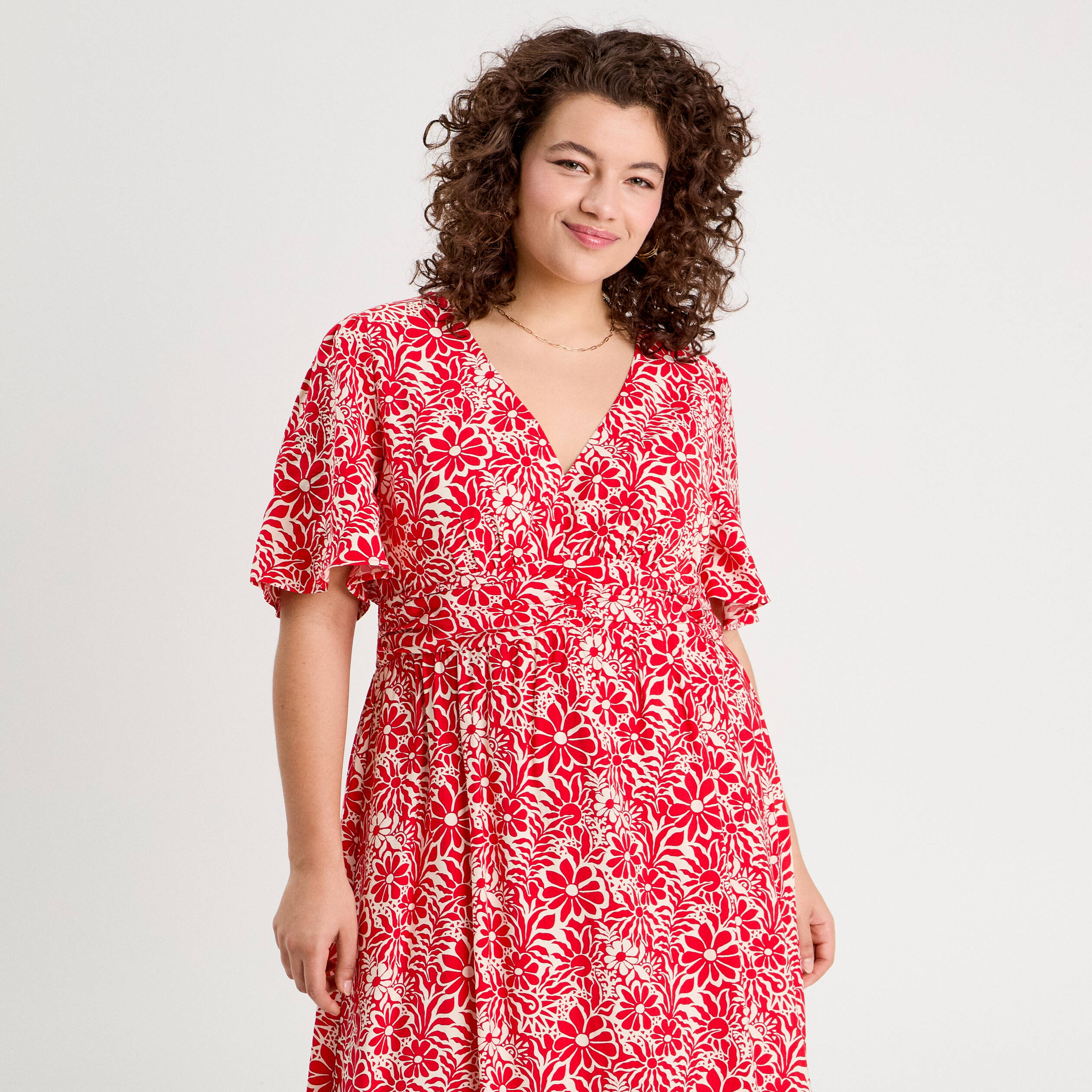 robe longue evasee blanc femme Robe longue évasée blanc femme