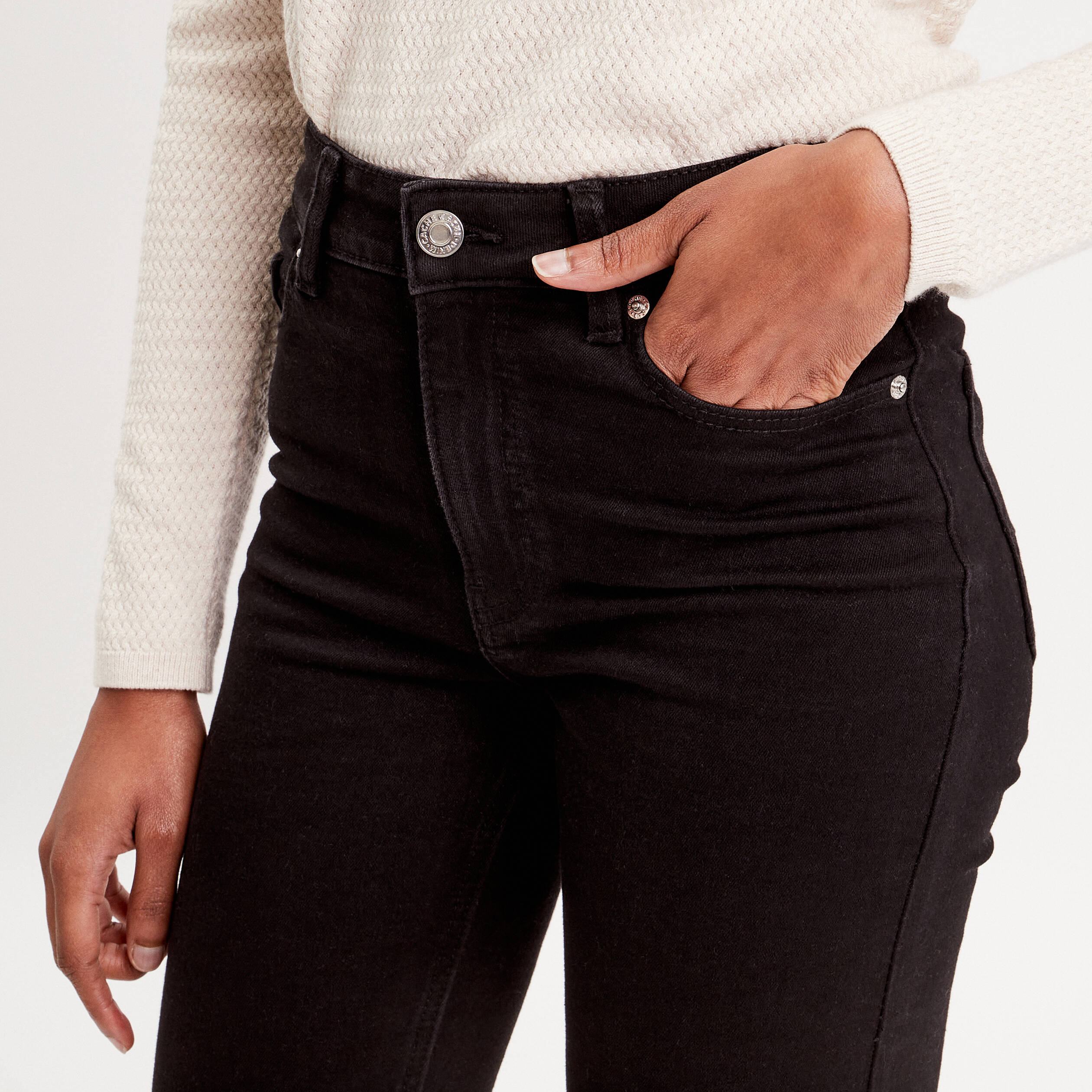Jean bootcut noir femme outlet