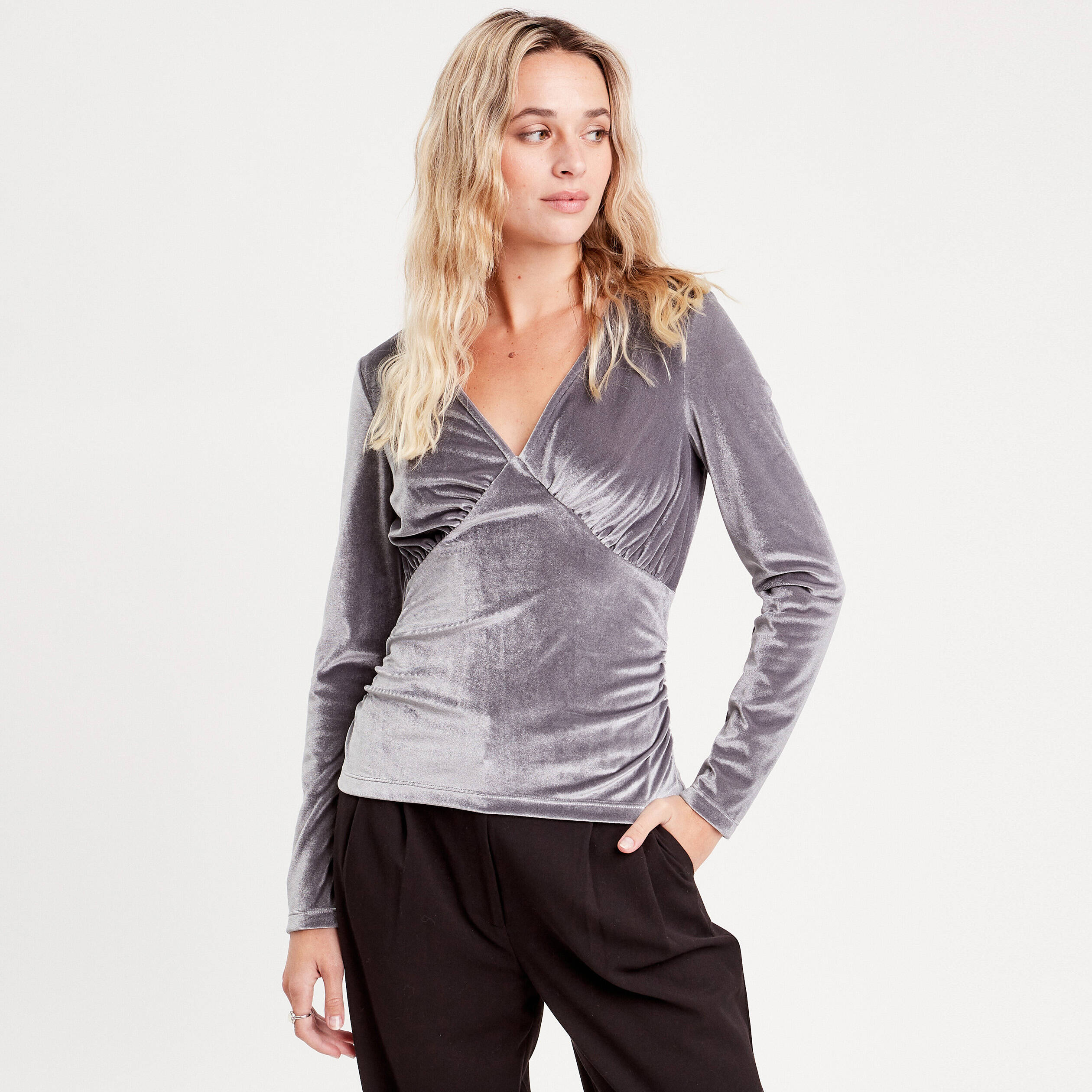 Tee shirt velours femme 2025