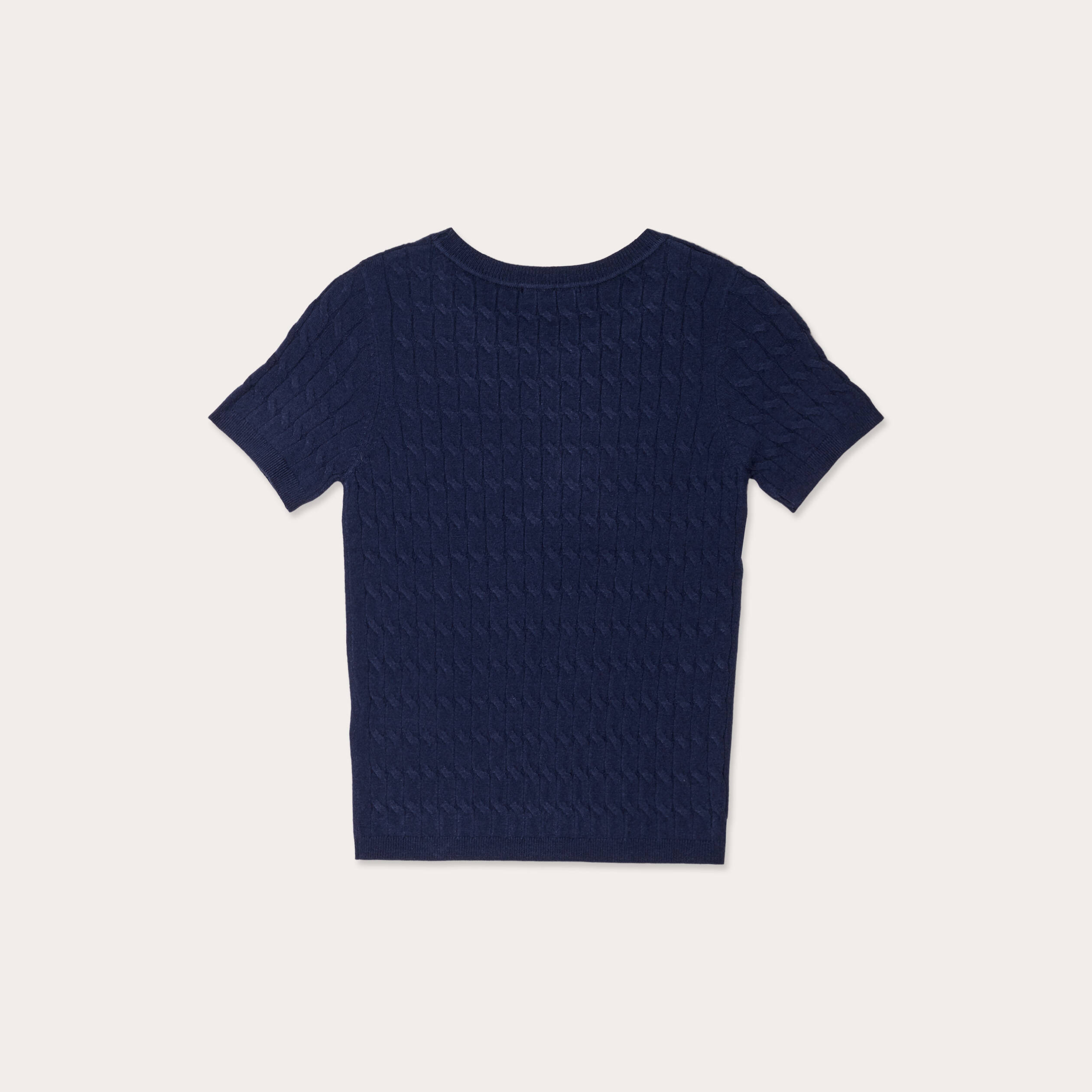T-shirt Femme Nirvana Smile Logo - 100% Coton, Manches Courtes, Coupe Standard, Bleu
