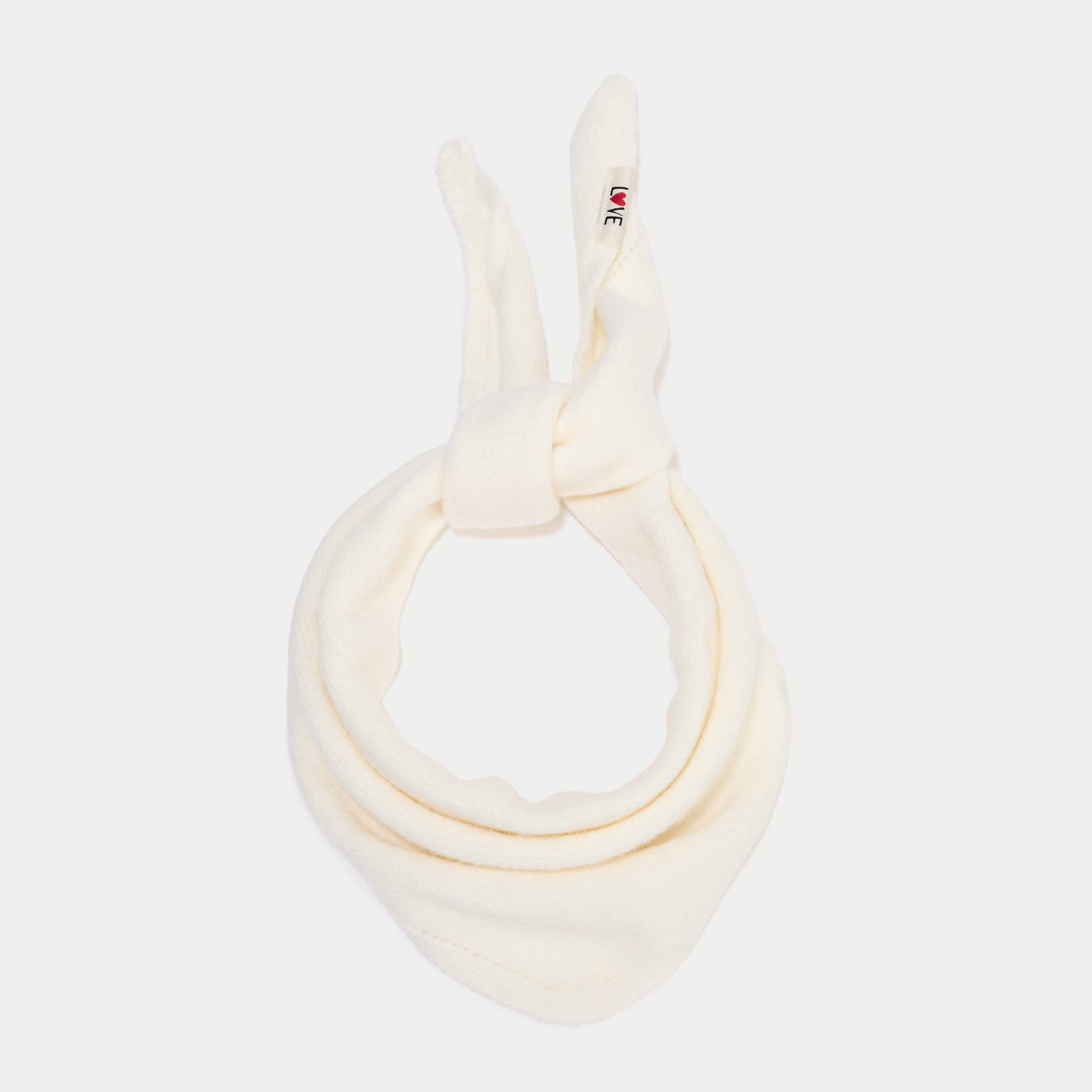 Foulard fluide ivoire femme