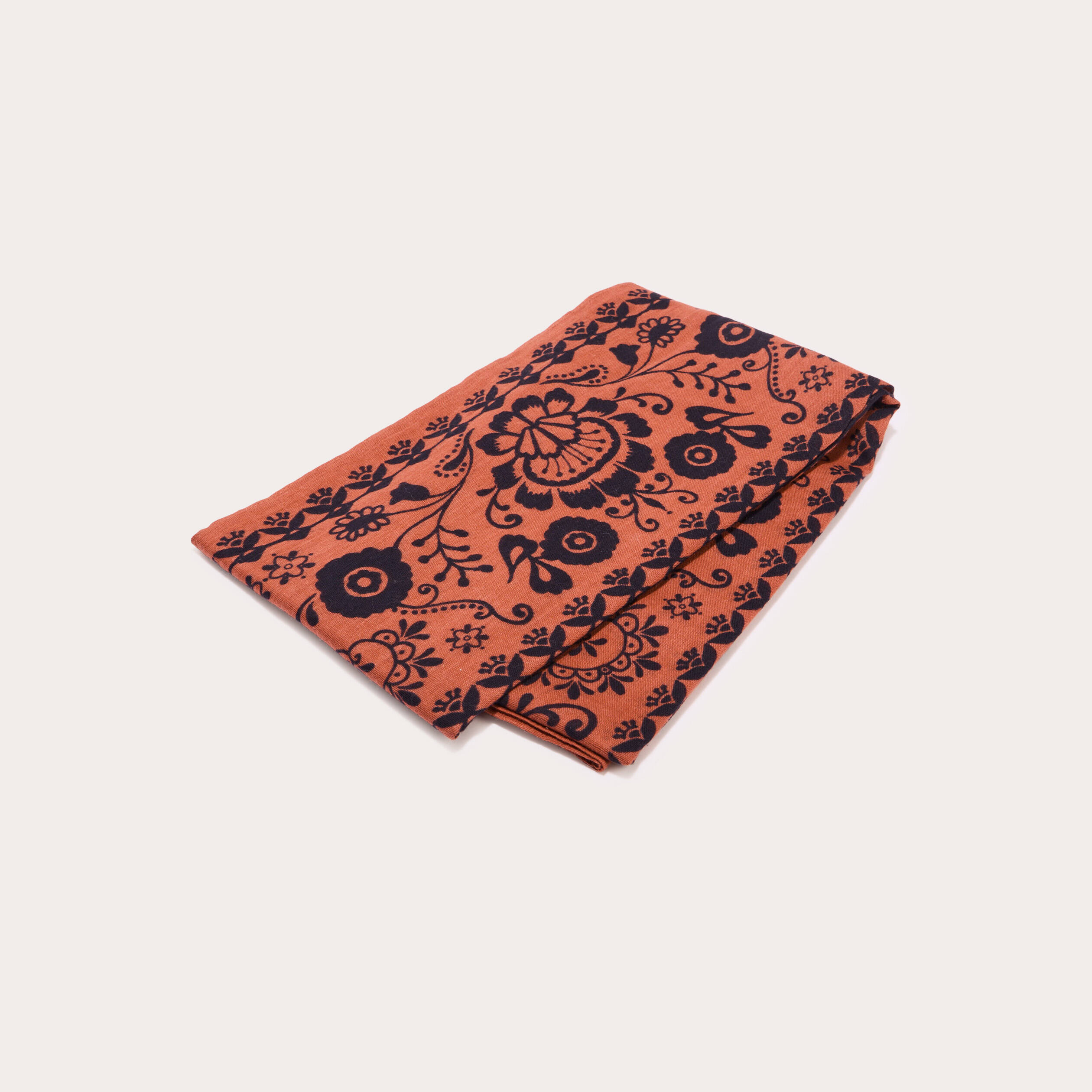 Foulard carr&eacute; rouge clair femme