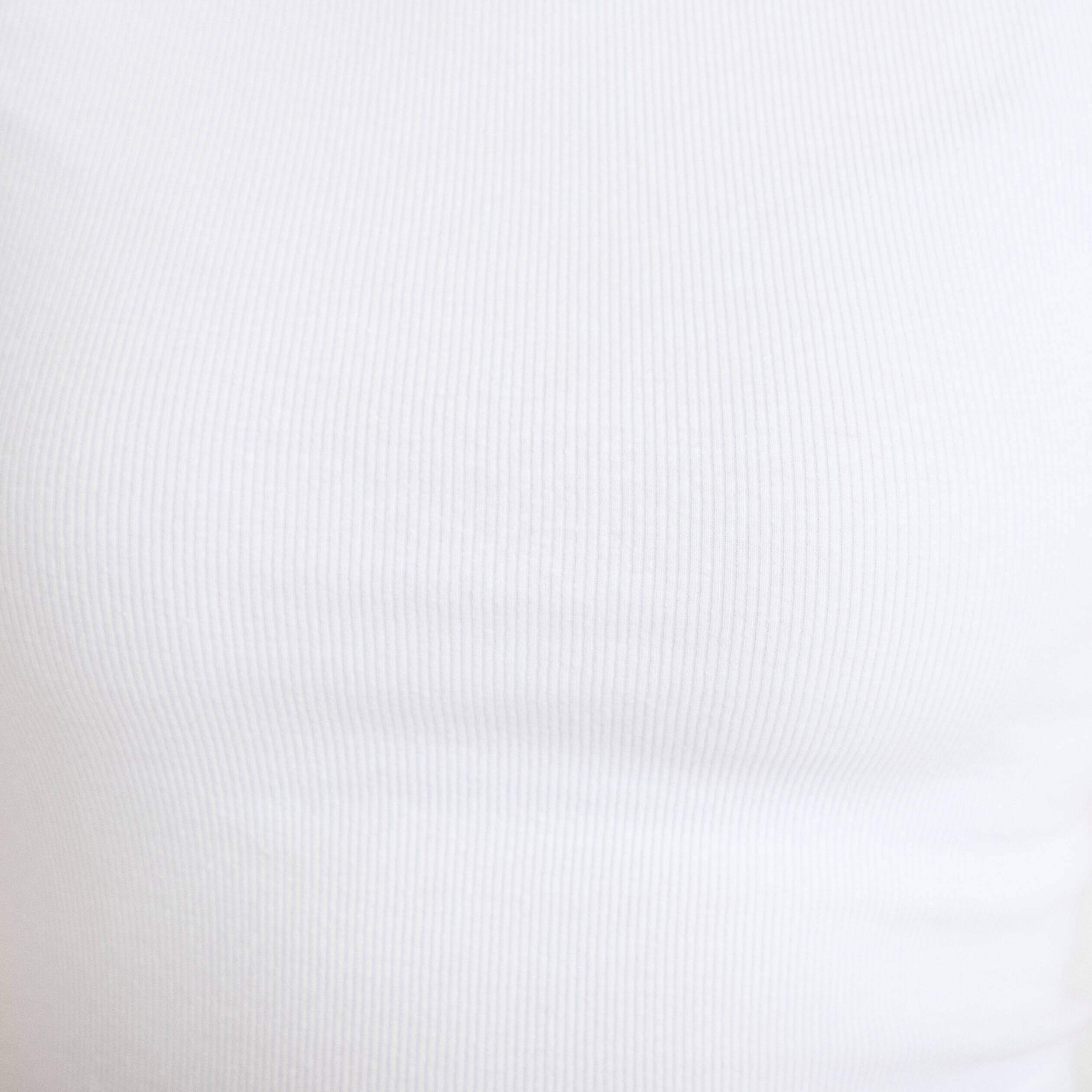 T-shirt cintr&eacute; col bateau blanc femme