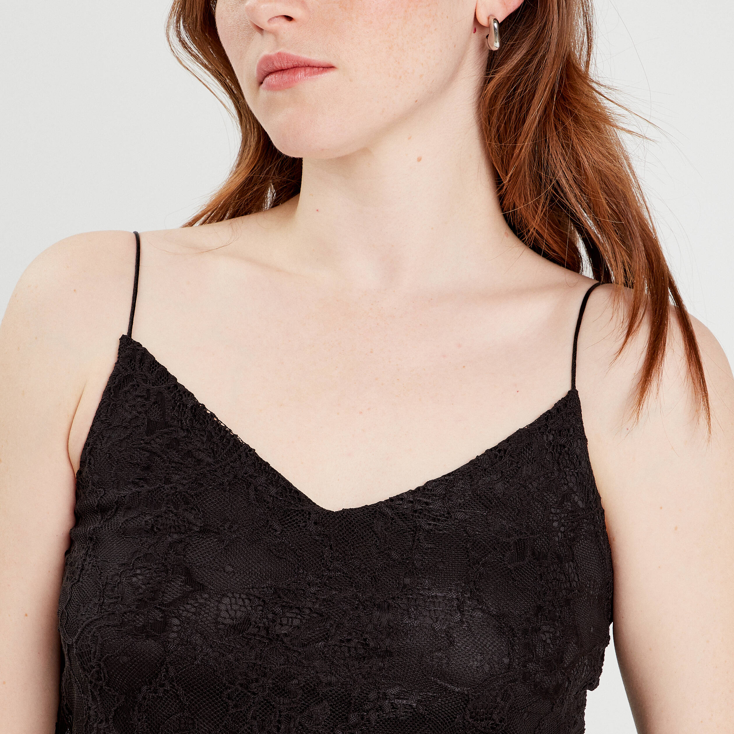 D&eacute;bardeur dentelle noir femme