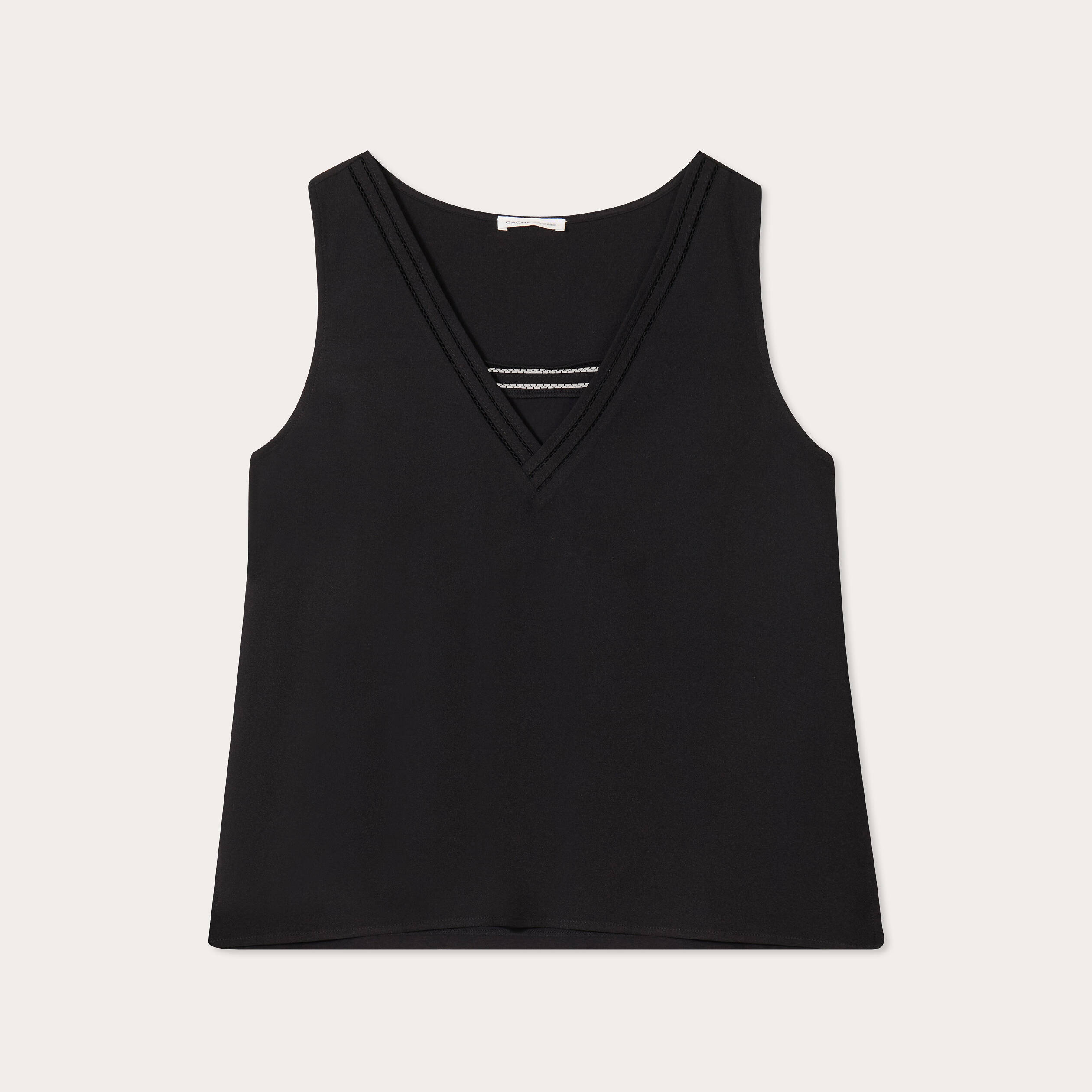 debardeur sans manches noir femme Débardeur sans manches noir femme