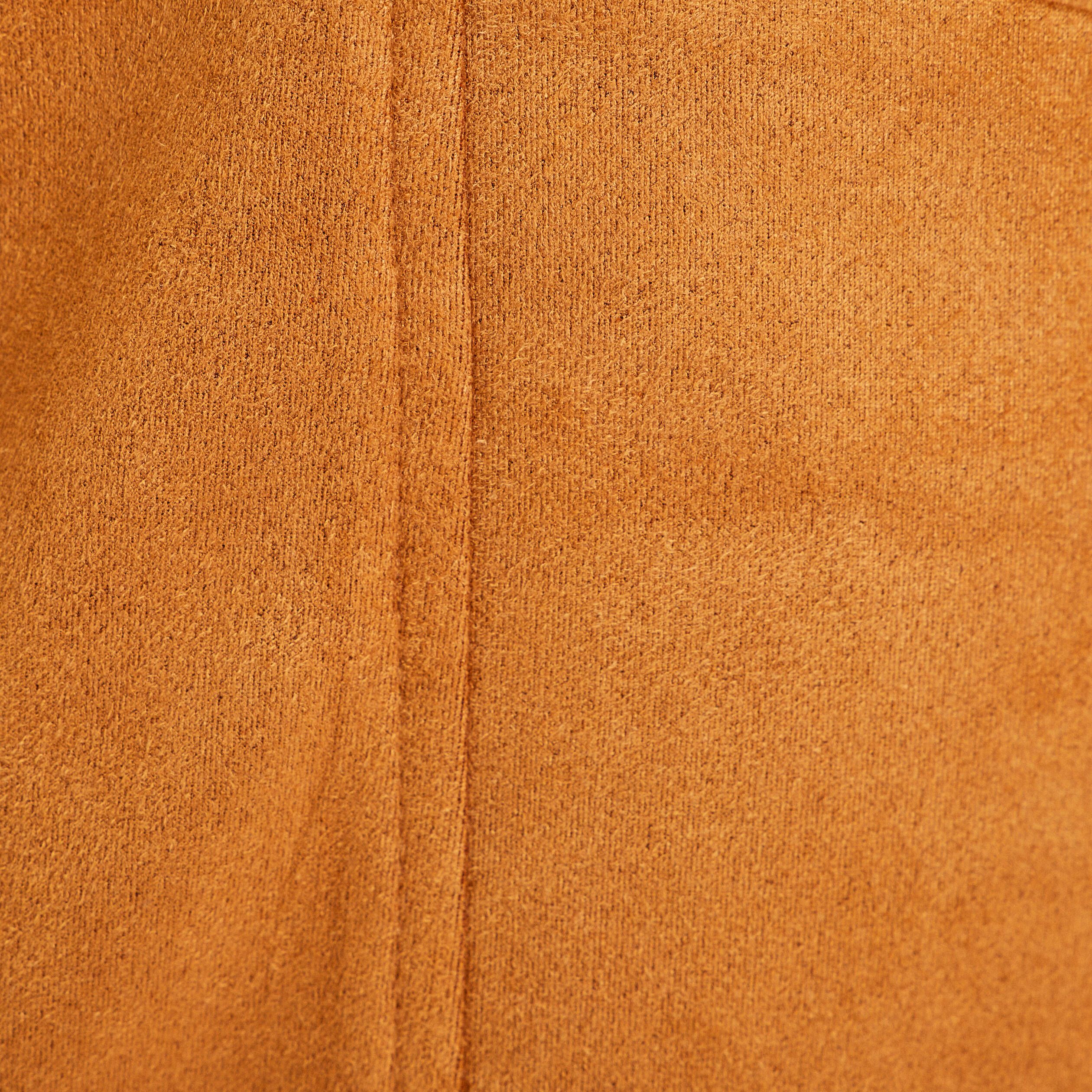 Jupe trapèze suédine camel femme