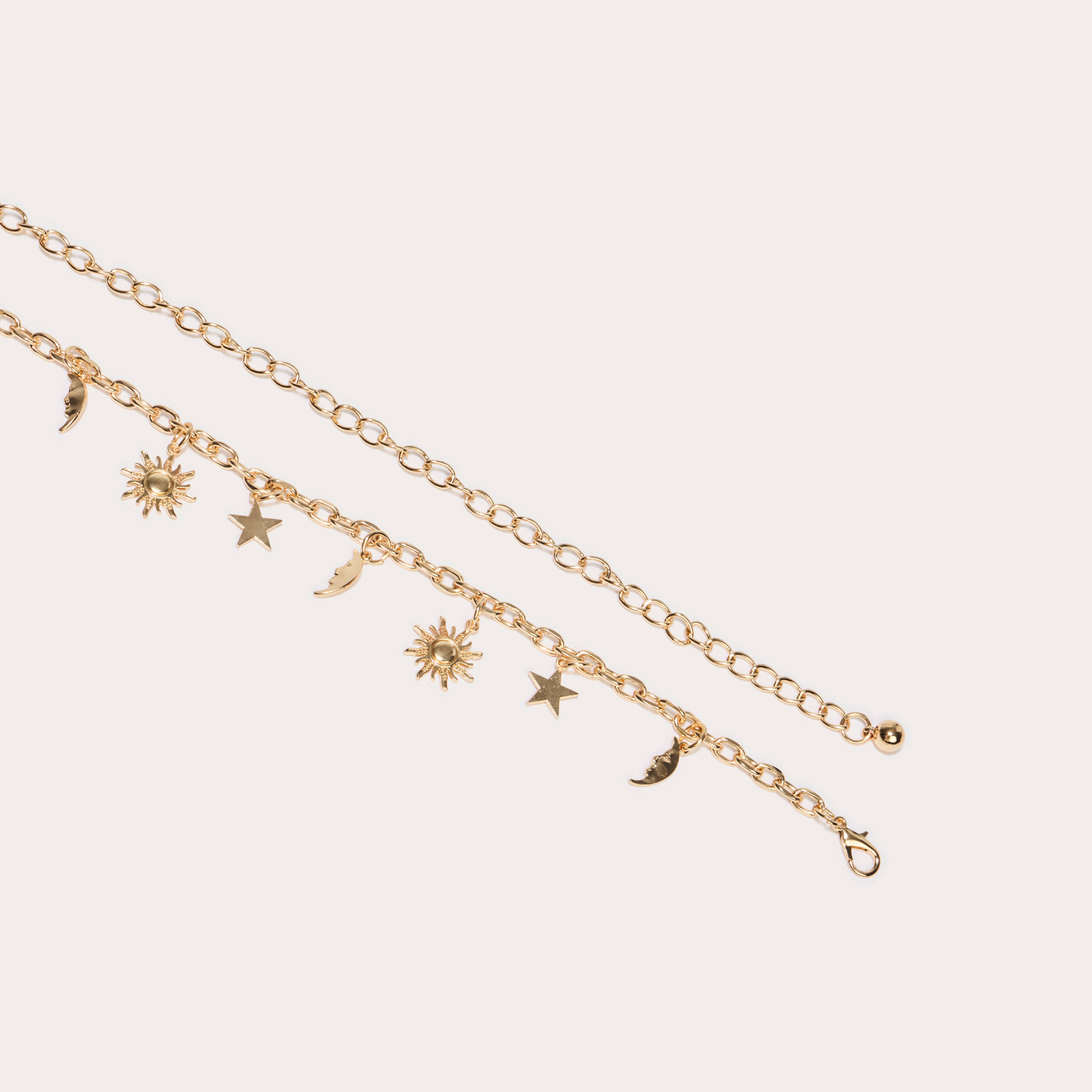 Ceinture chaine couleur or femme