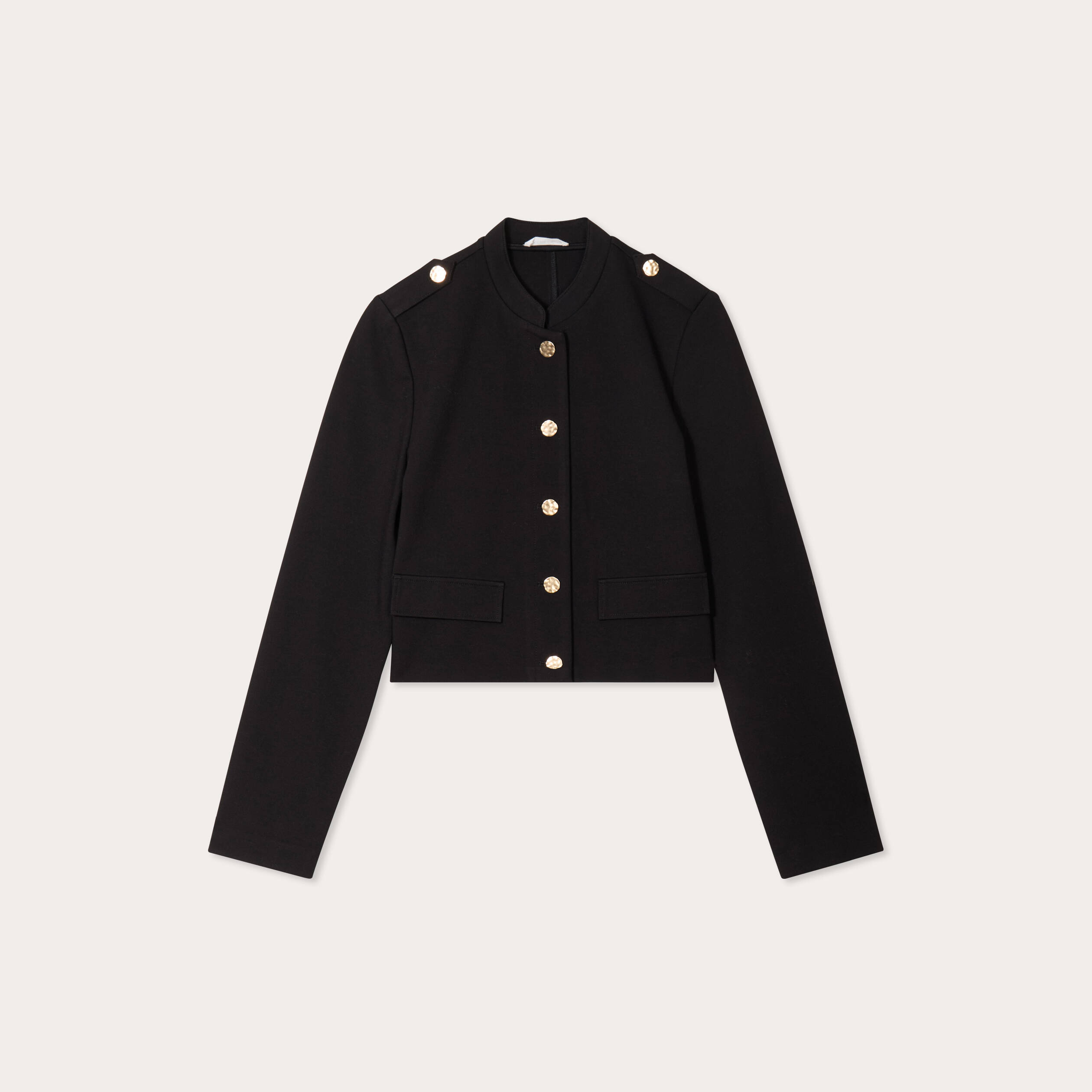 veste avec boutons noir femme Veste avec boutons noir femme