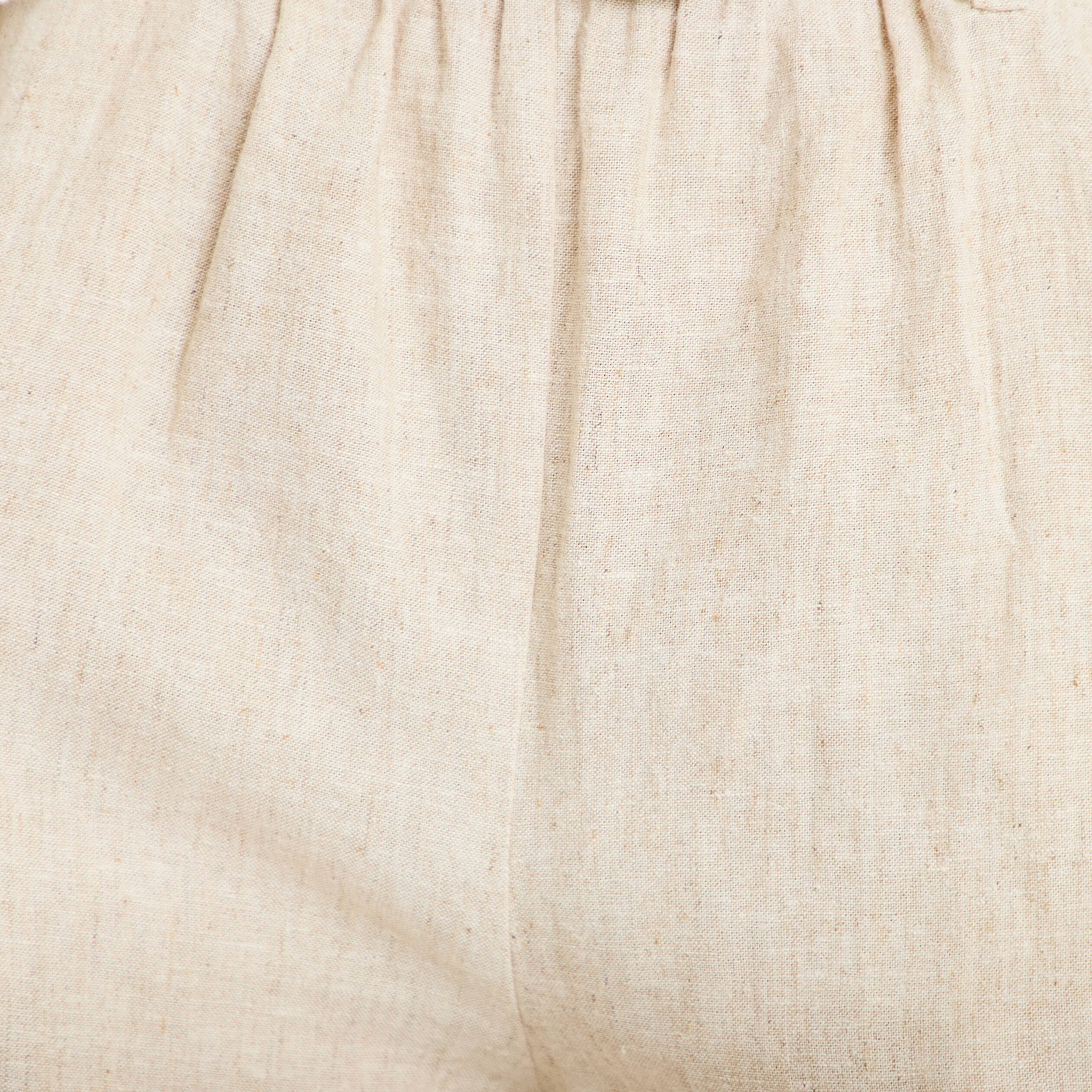 Short avec ceinture amovible beige femme