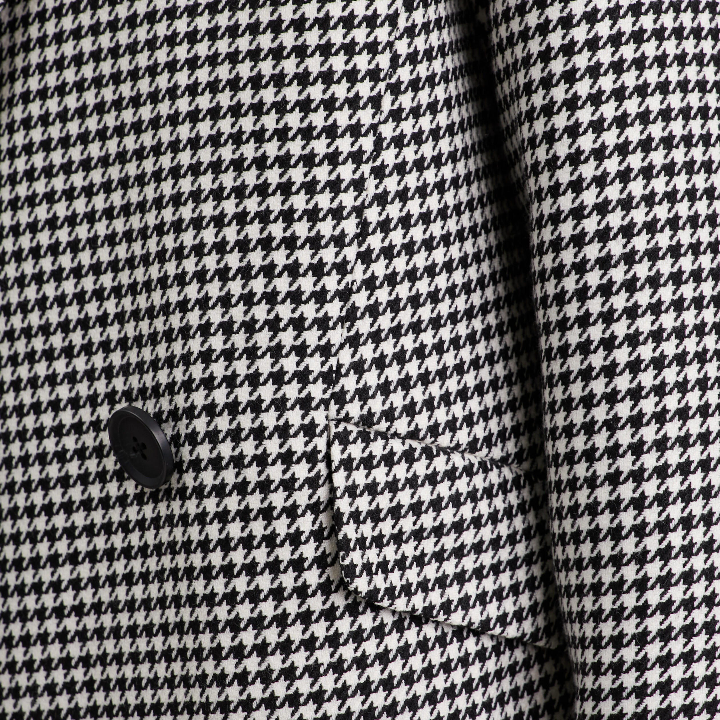 Manteau droit boutonné blanc femme