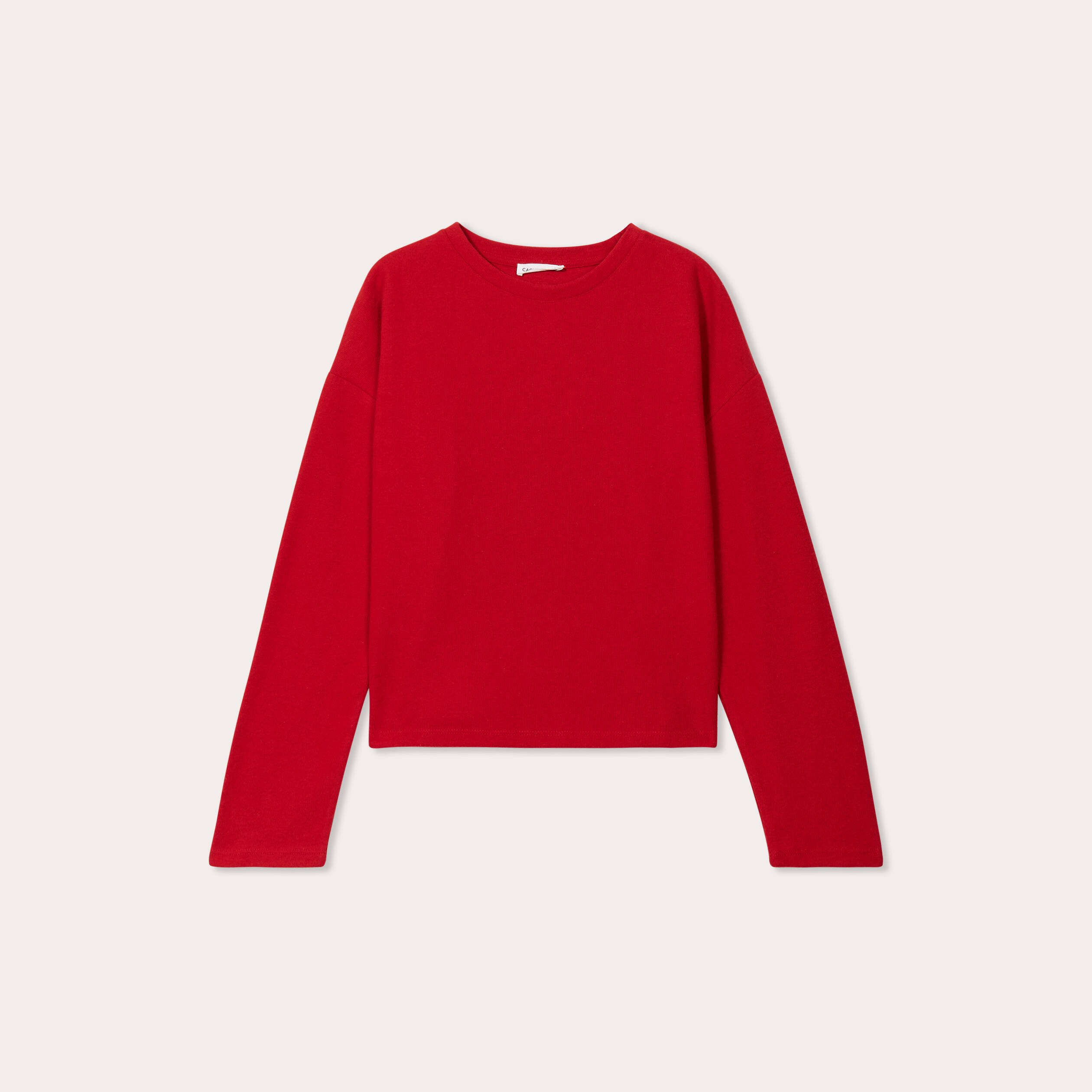 sweat manches longues rouge femme Sweat manches longues rouge femme