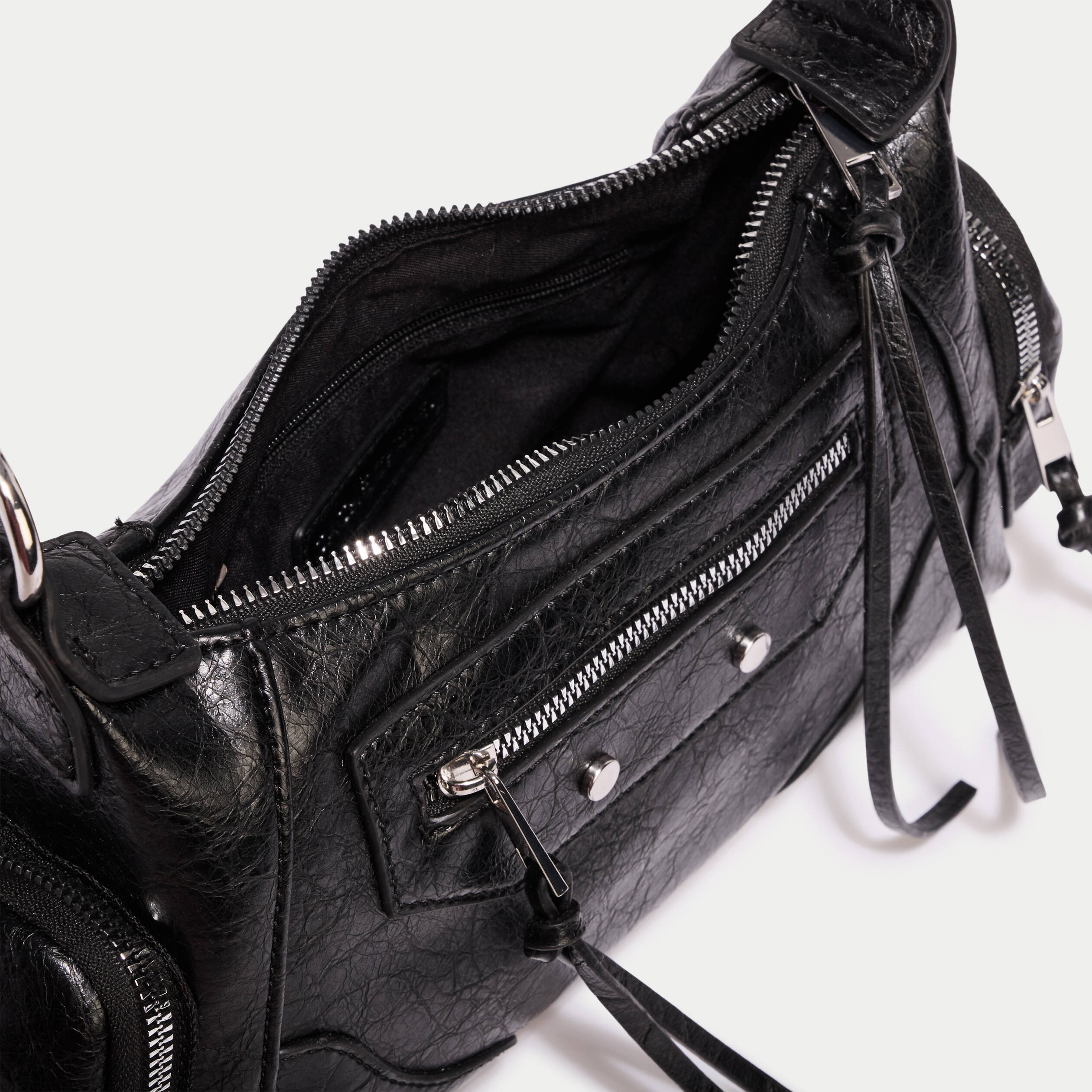 Sac port&eacute; &eacute;paule noir femme