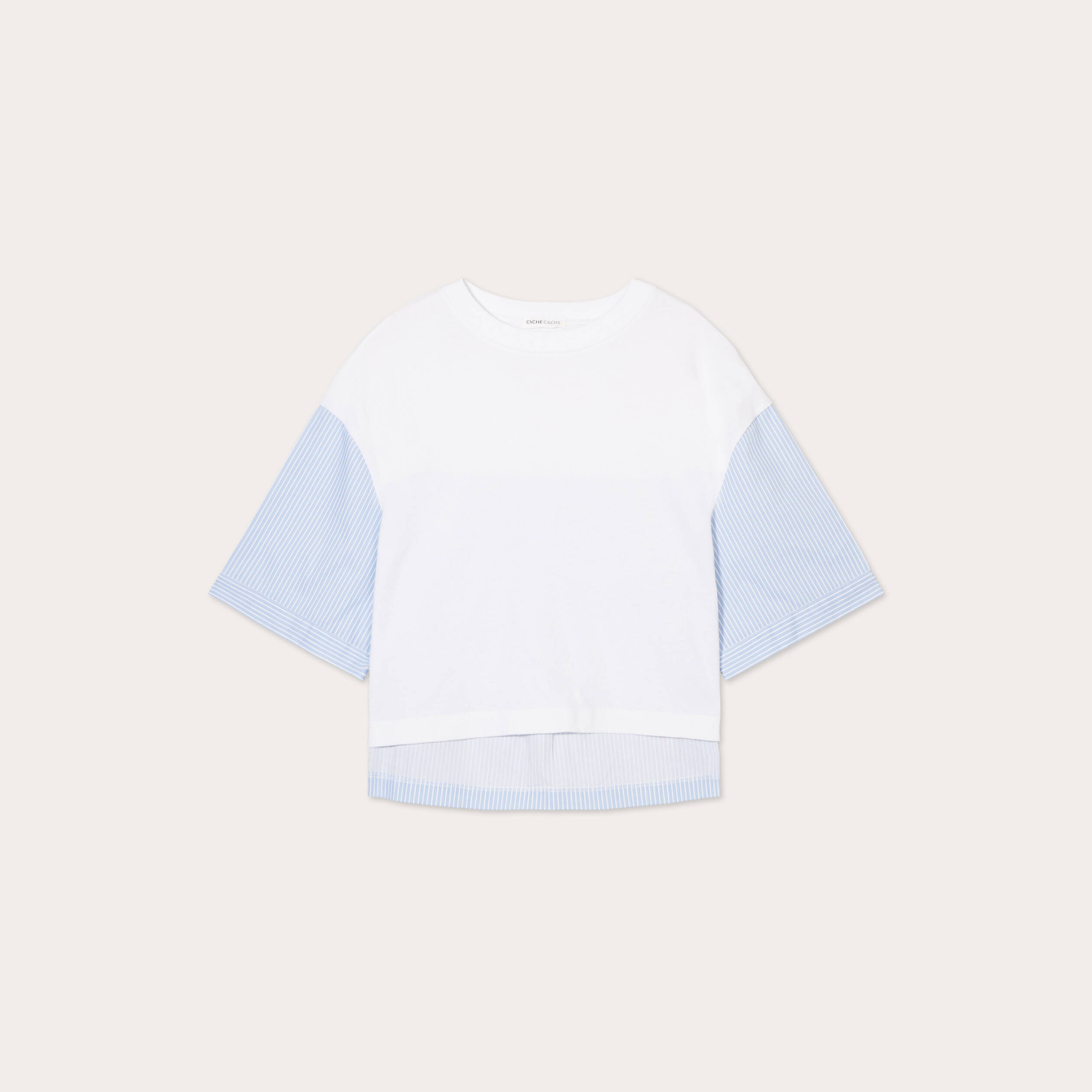 T-shirt oversize ecru femme