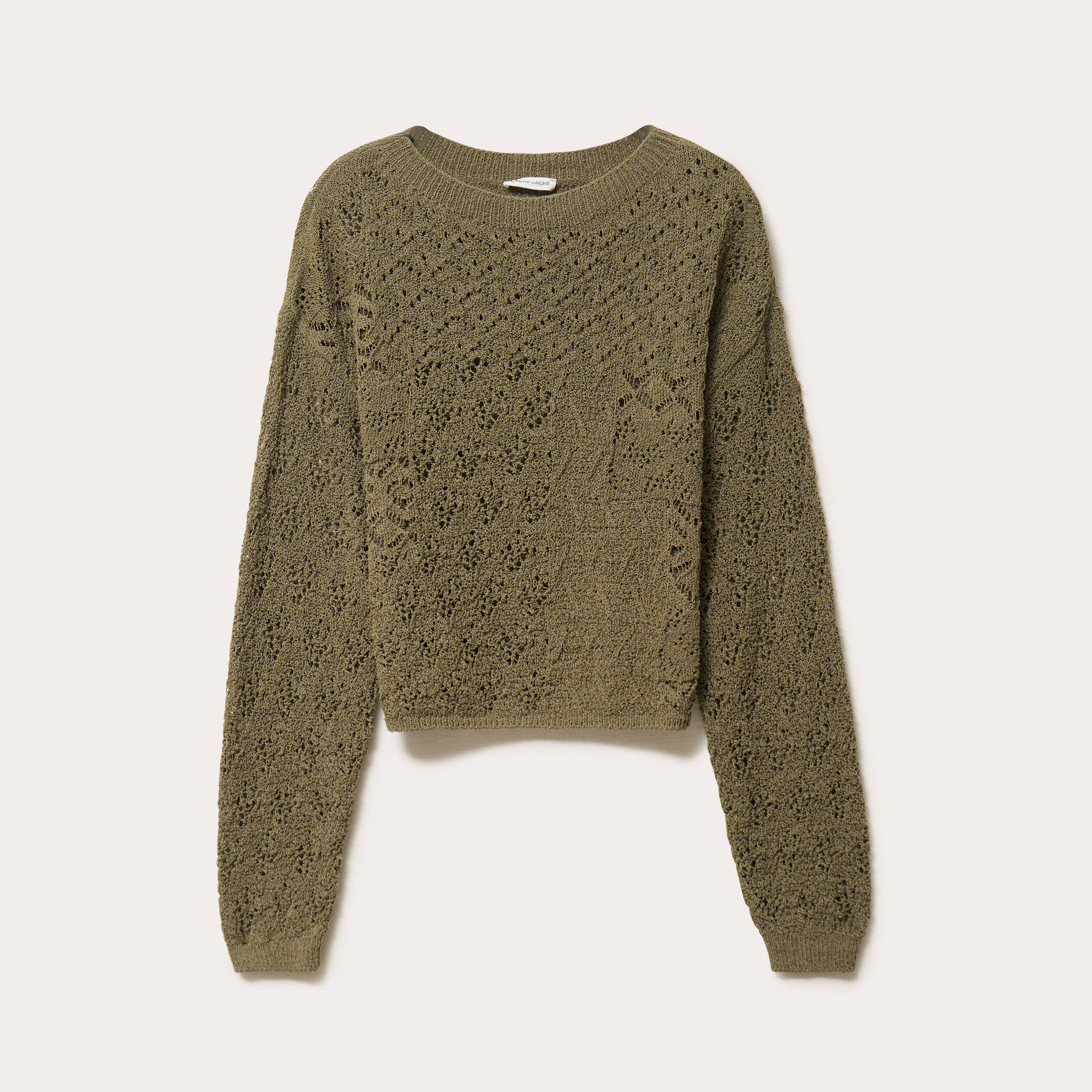 pull manches longues vert fonce femme Pull manches longues vert foncé femme
