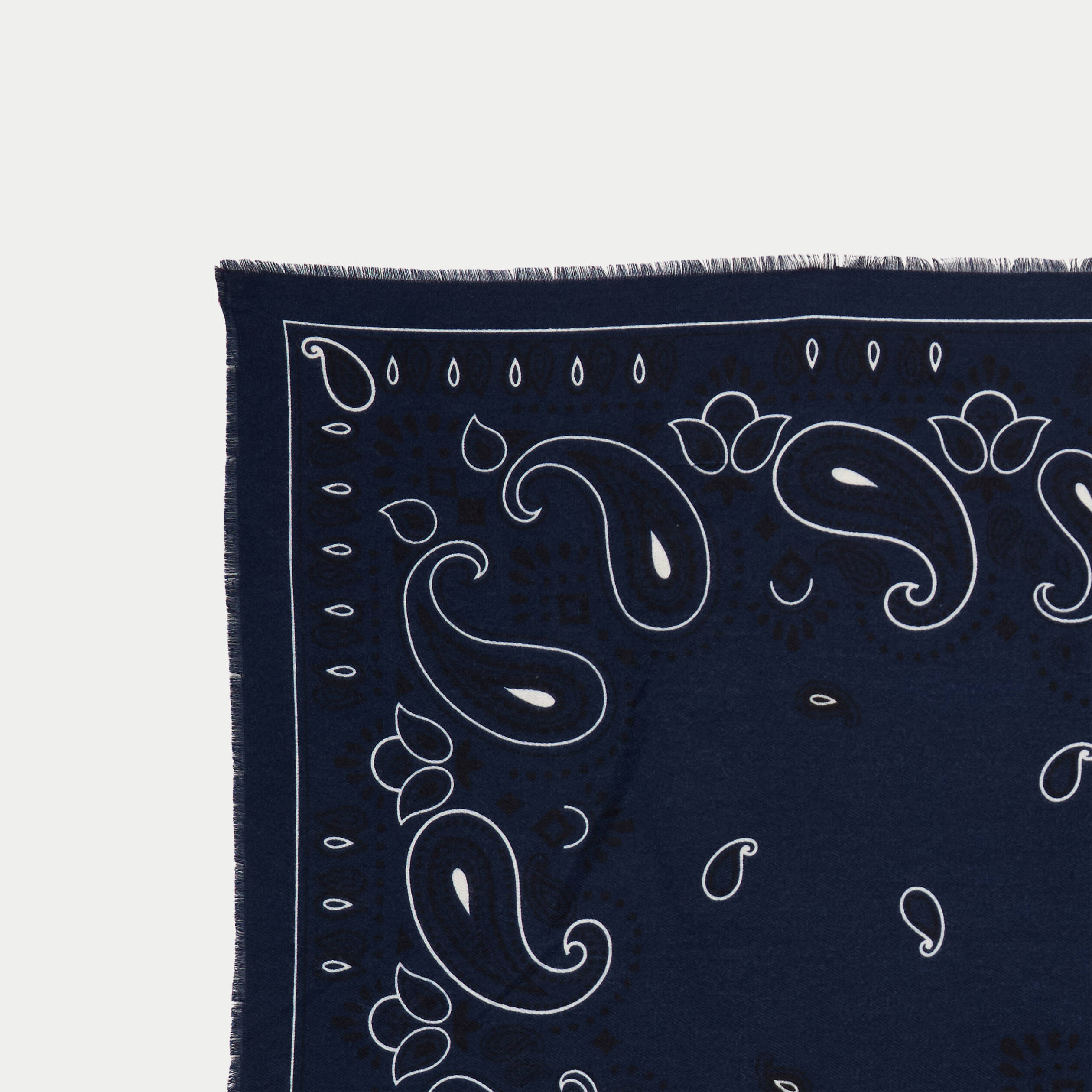 Foulard bleu electrique femme