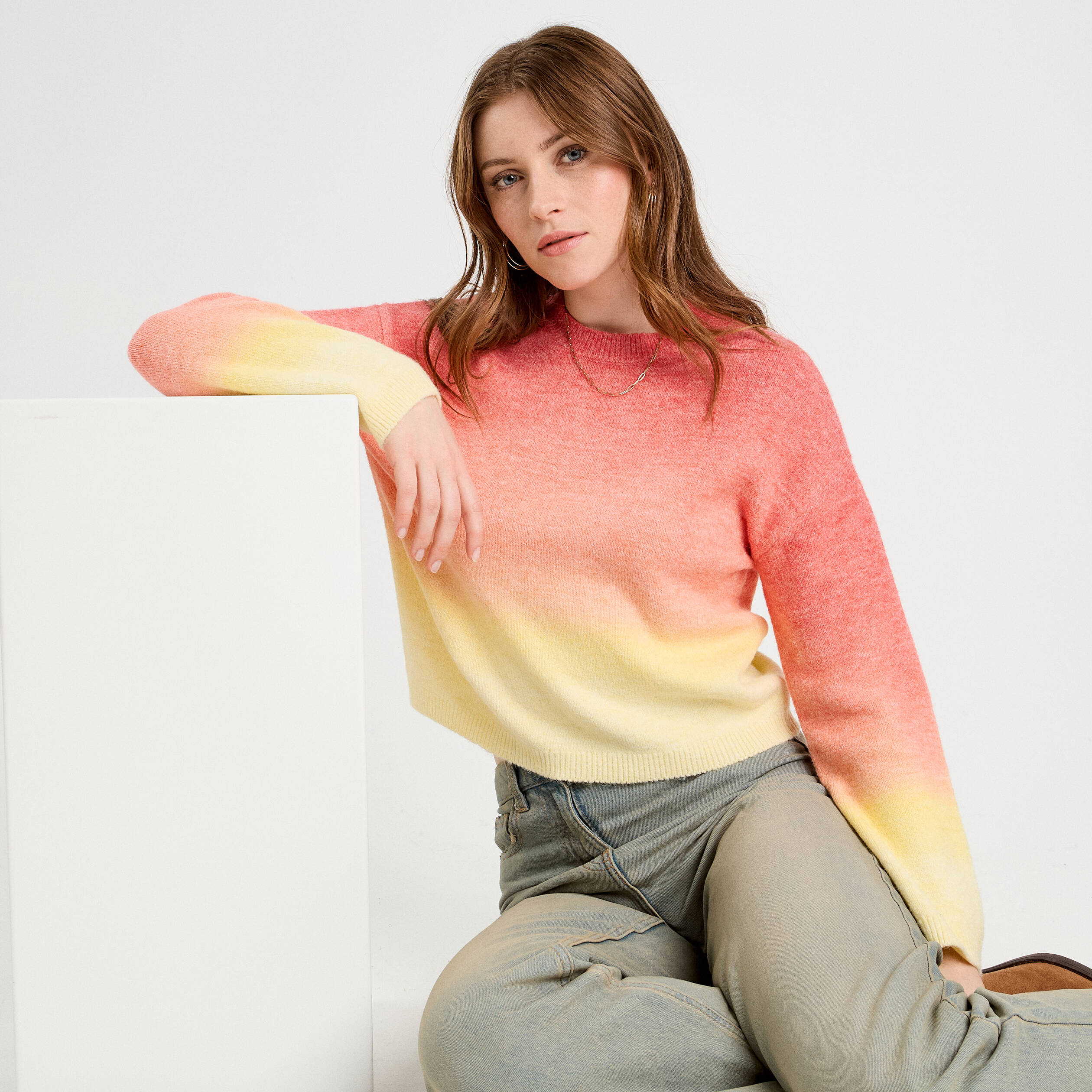 pull manches longues rouge femme Pull manches longues rouge femme
