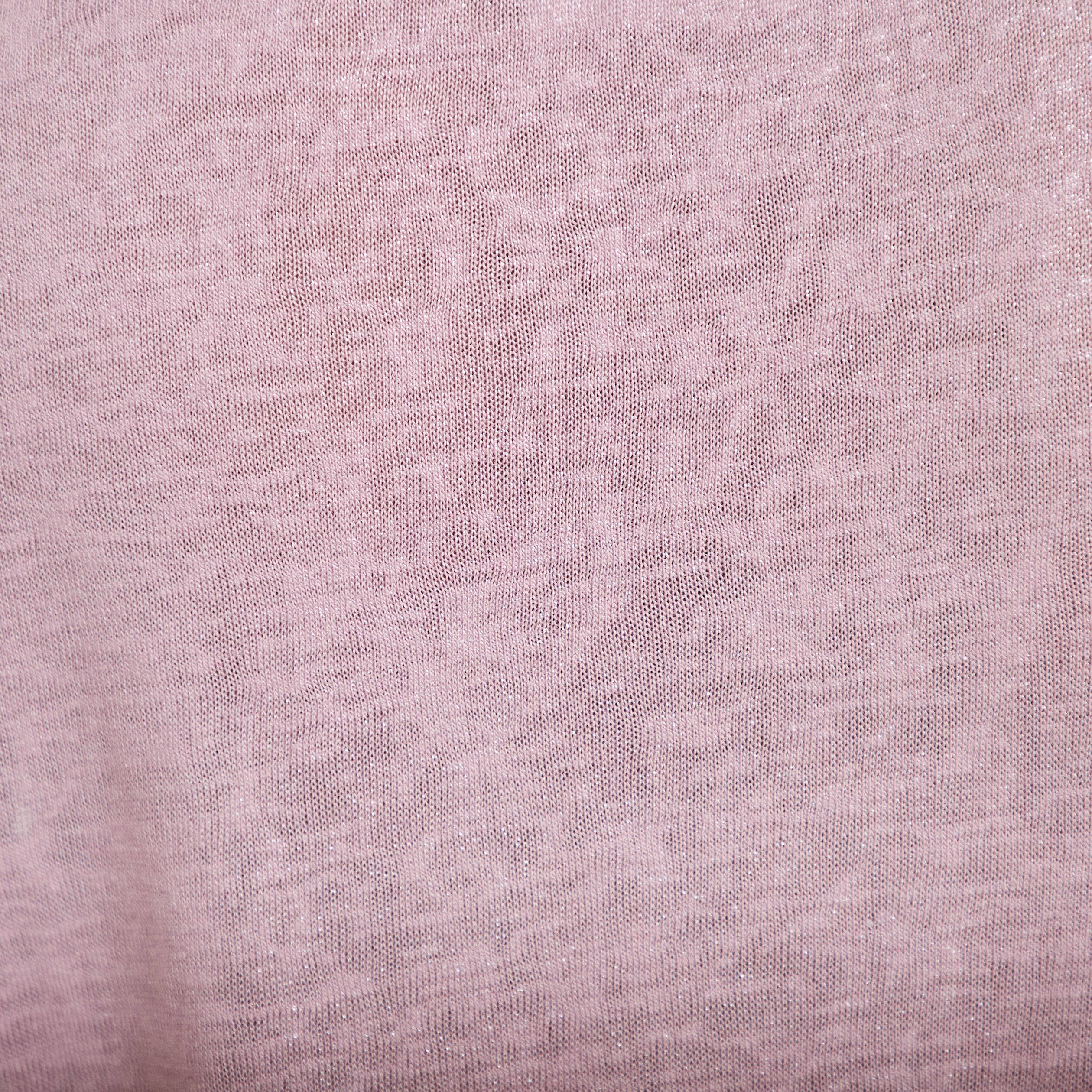 T-shirt manches dentelle parme femme