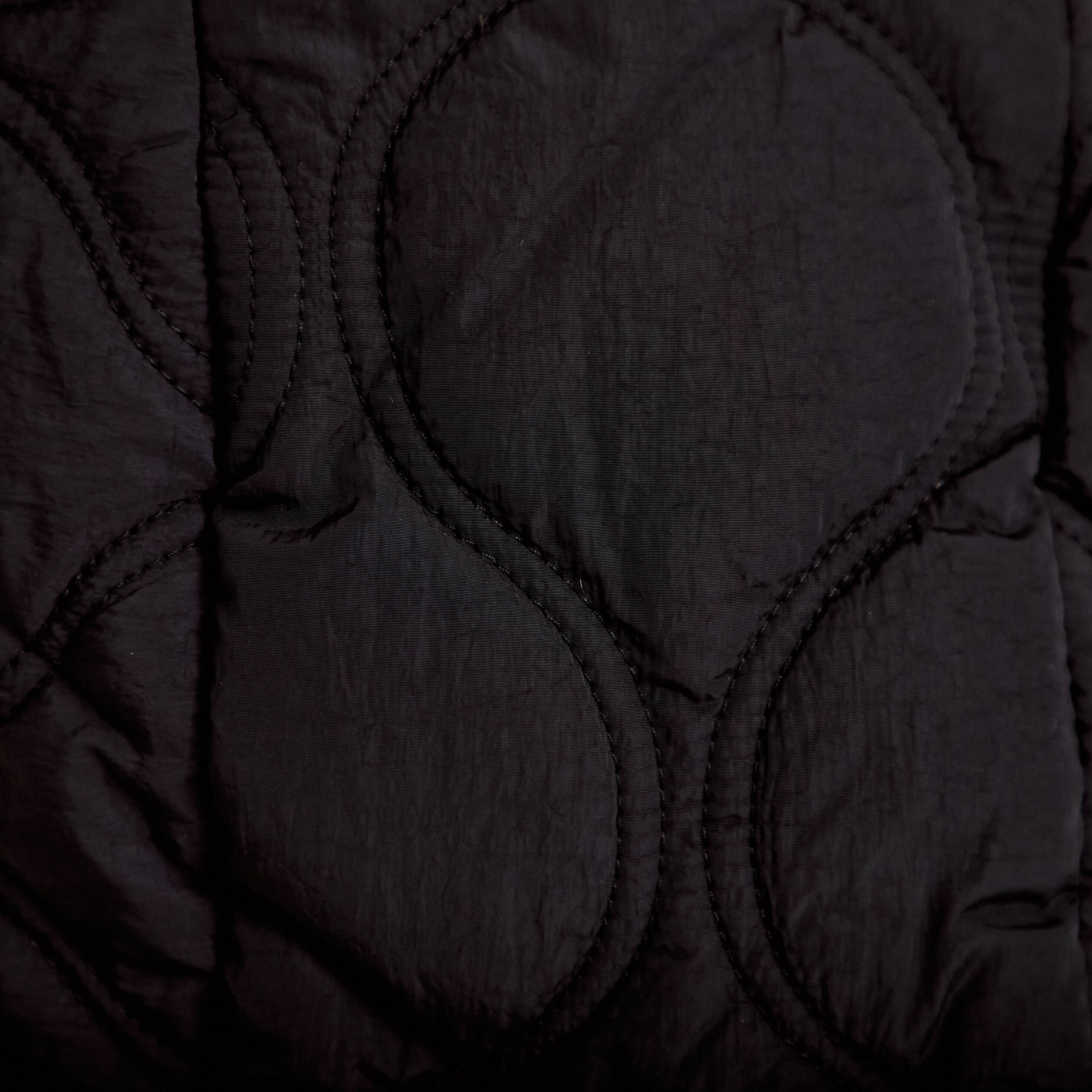 Veste droite &agrave; capuche manches longues noir femme