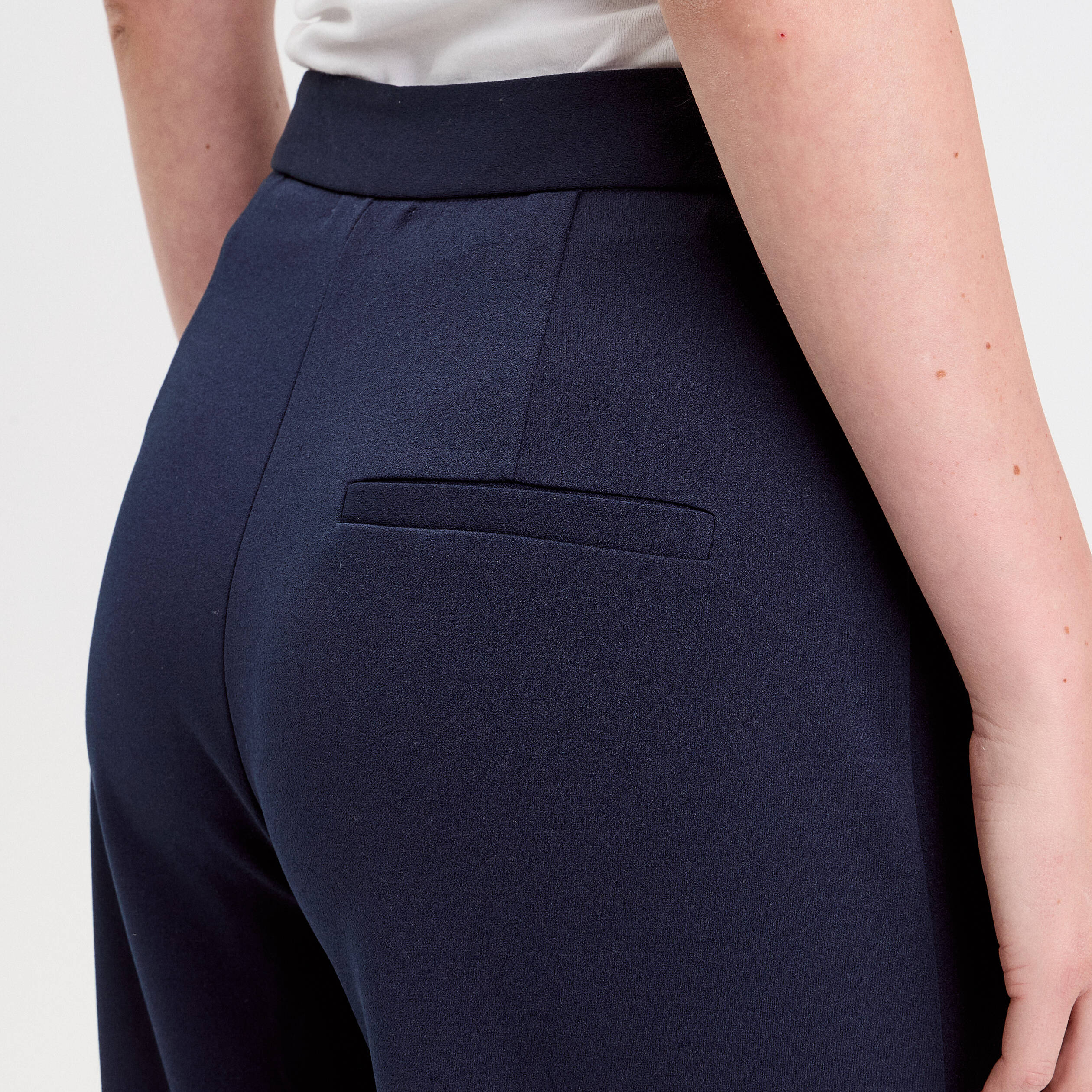 pantalon large bleu marine femme Pantalon large bleu marine femme