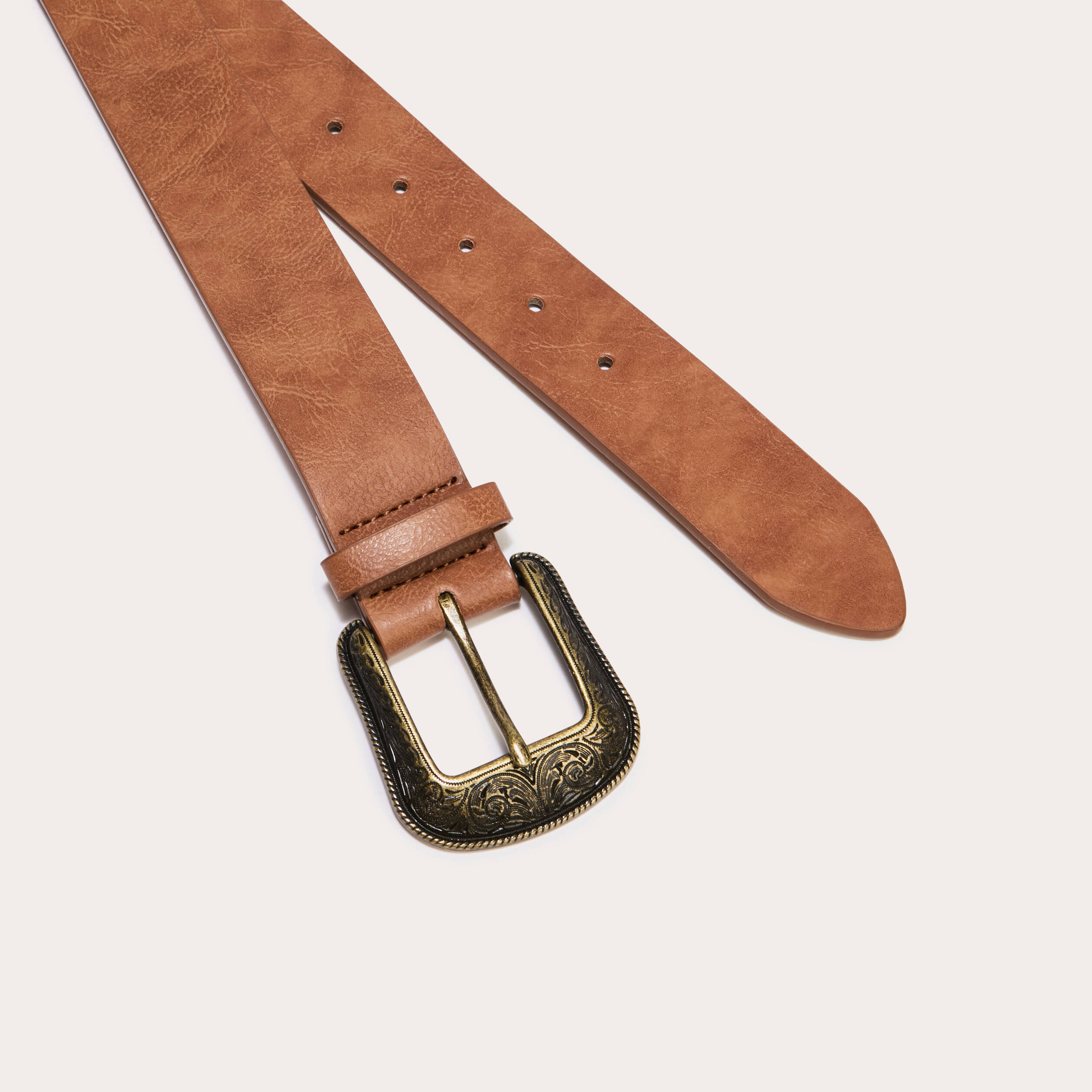 ceinture large boucle western camel femme Ceinture large boucle western camel femme