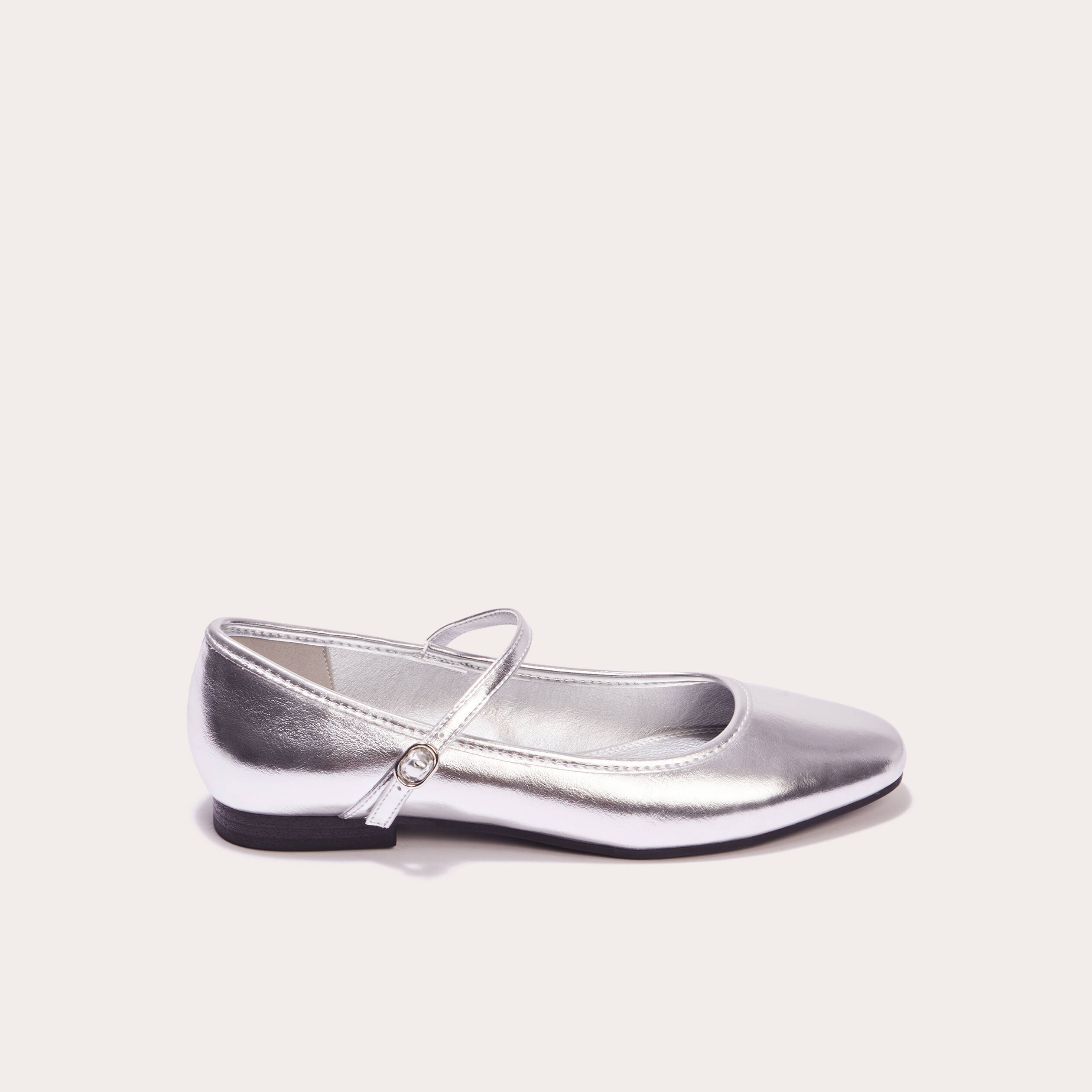 ballerines plates gris argent femme Ballerines plates gris argent femme