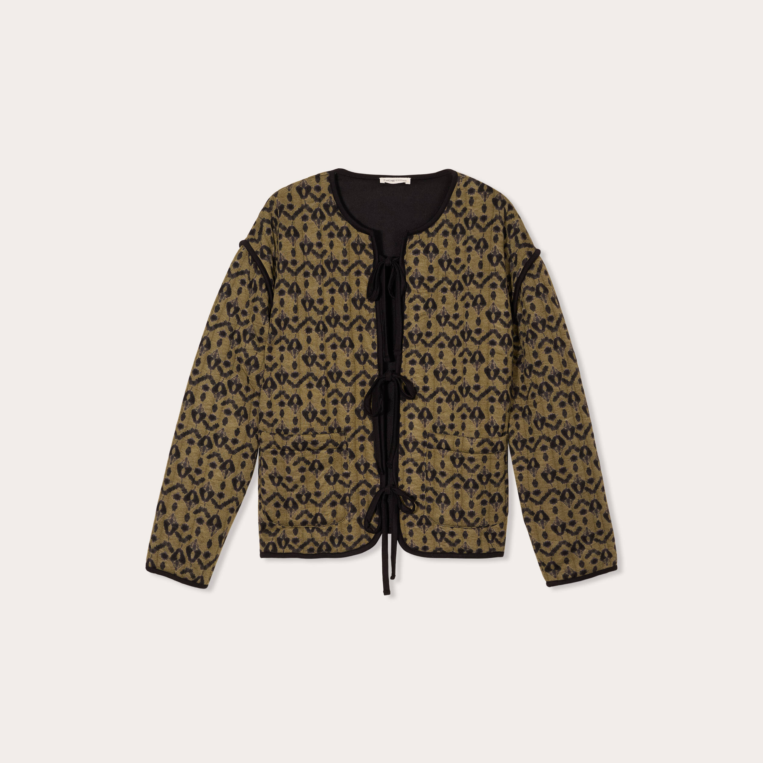 Veste matelass&eacute;e vert femme