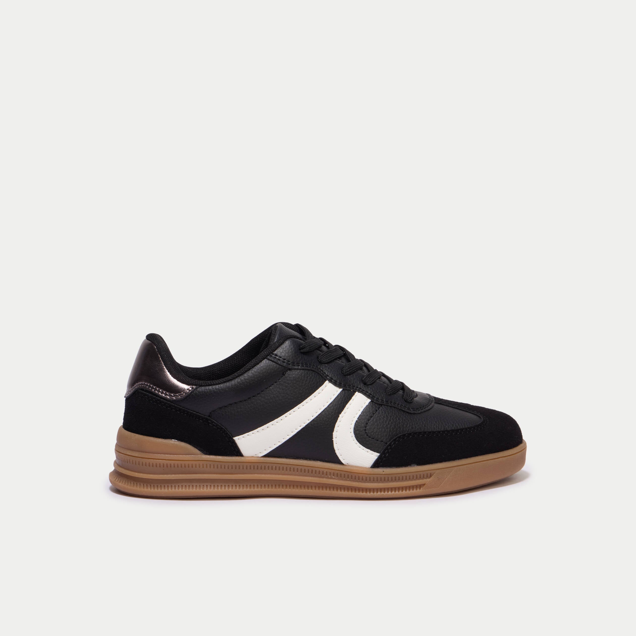 Baskets basses noir femme