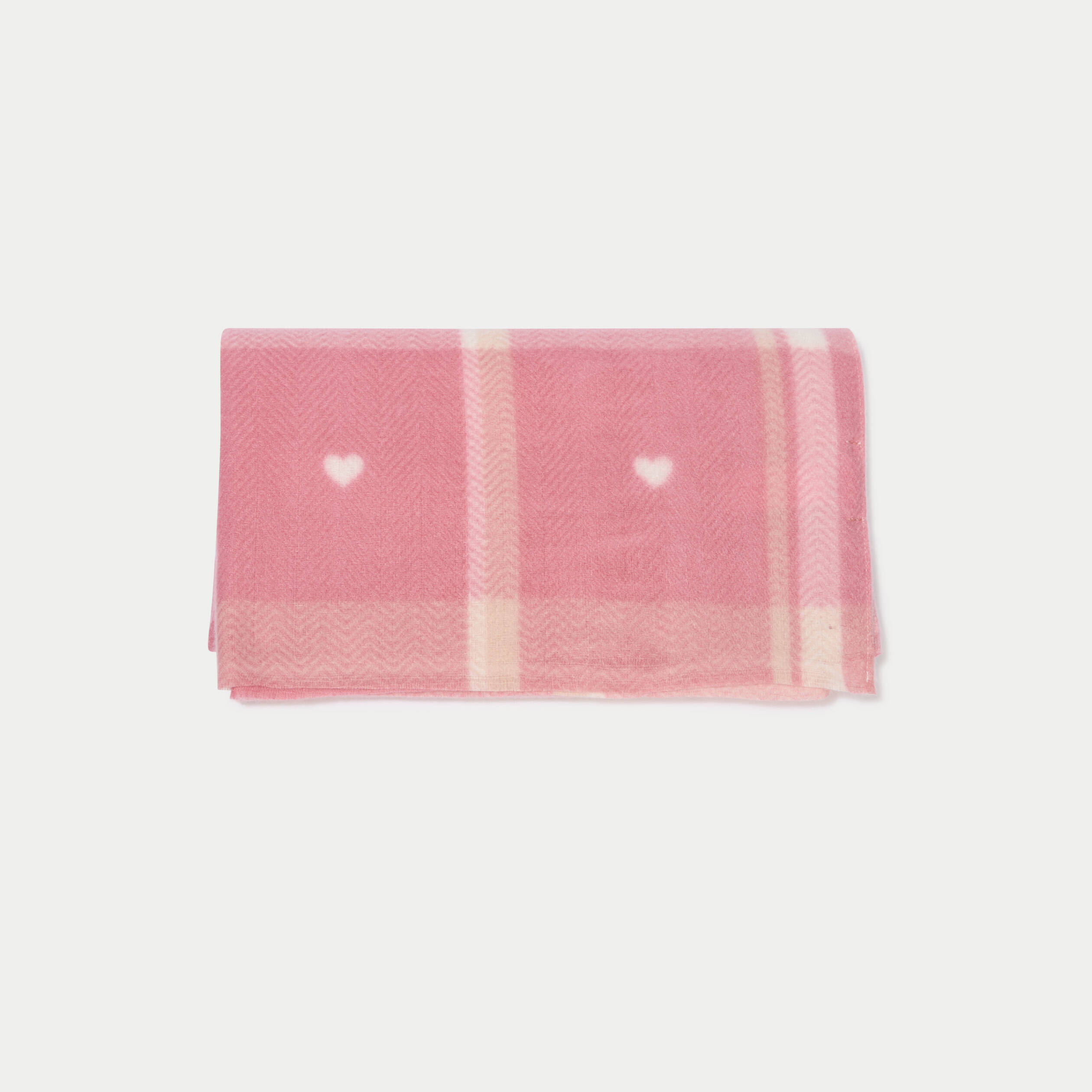 &Eacute;charpe plaid rose fushia femme