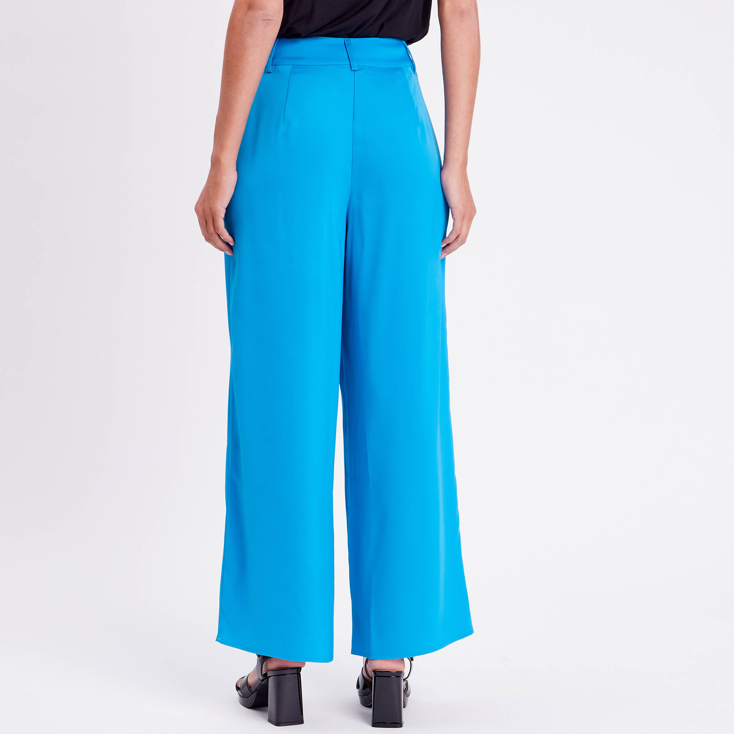 Pantalon large pour femme - Couleur bleu roi