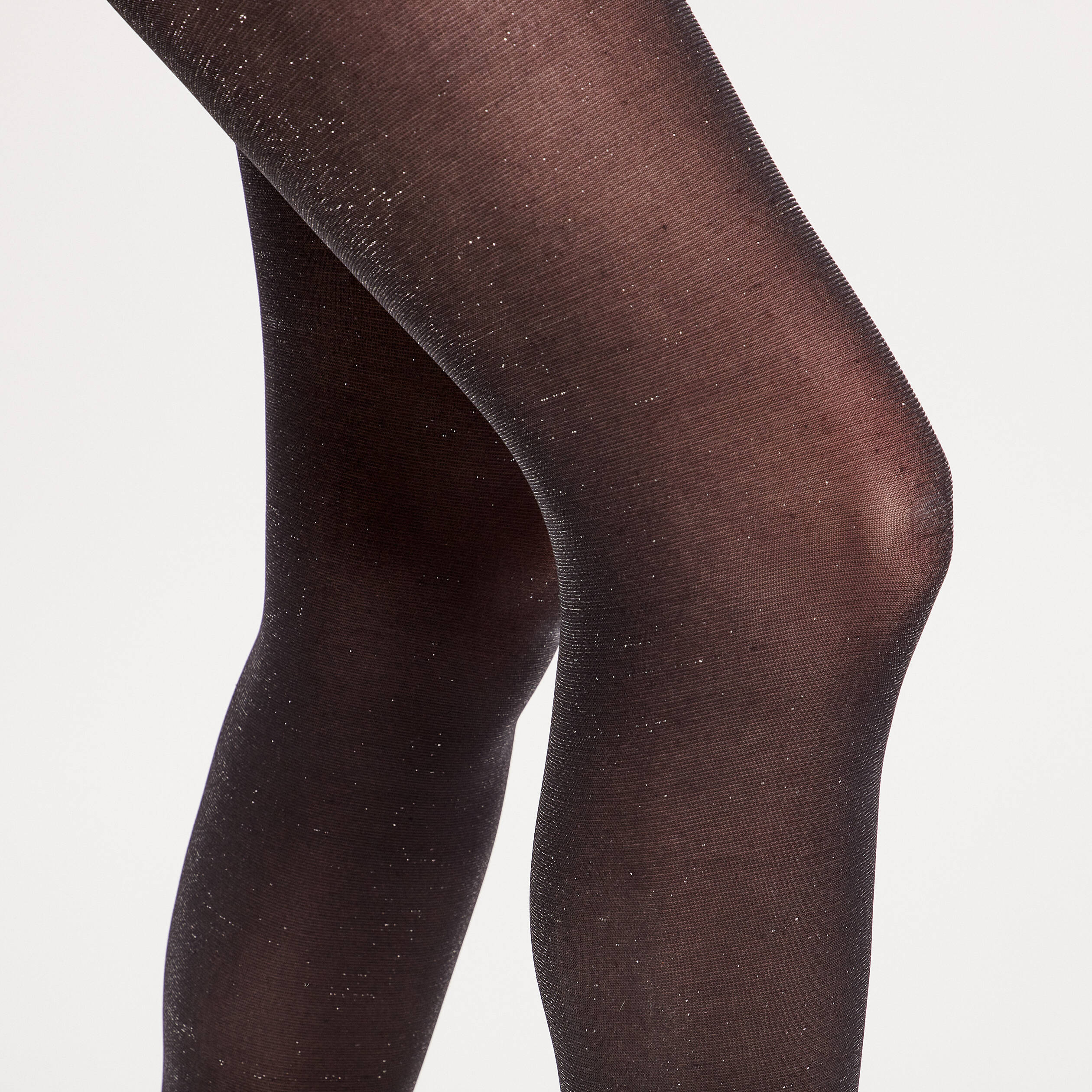 collants fils metallises noir femme Collants fils métallisés noir femme