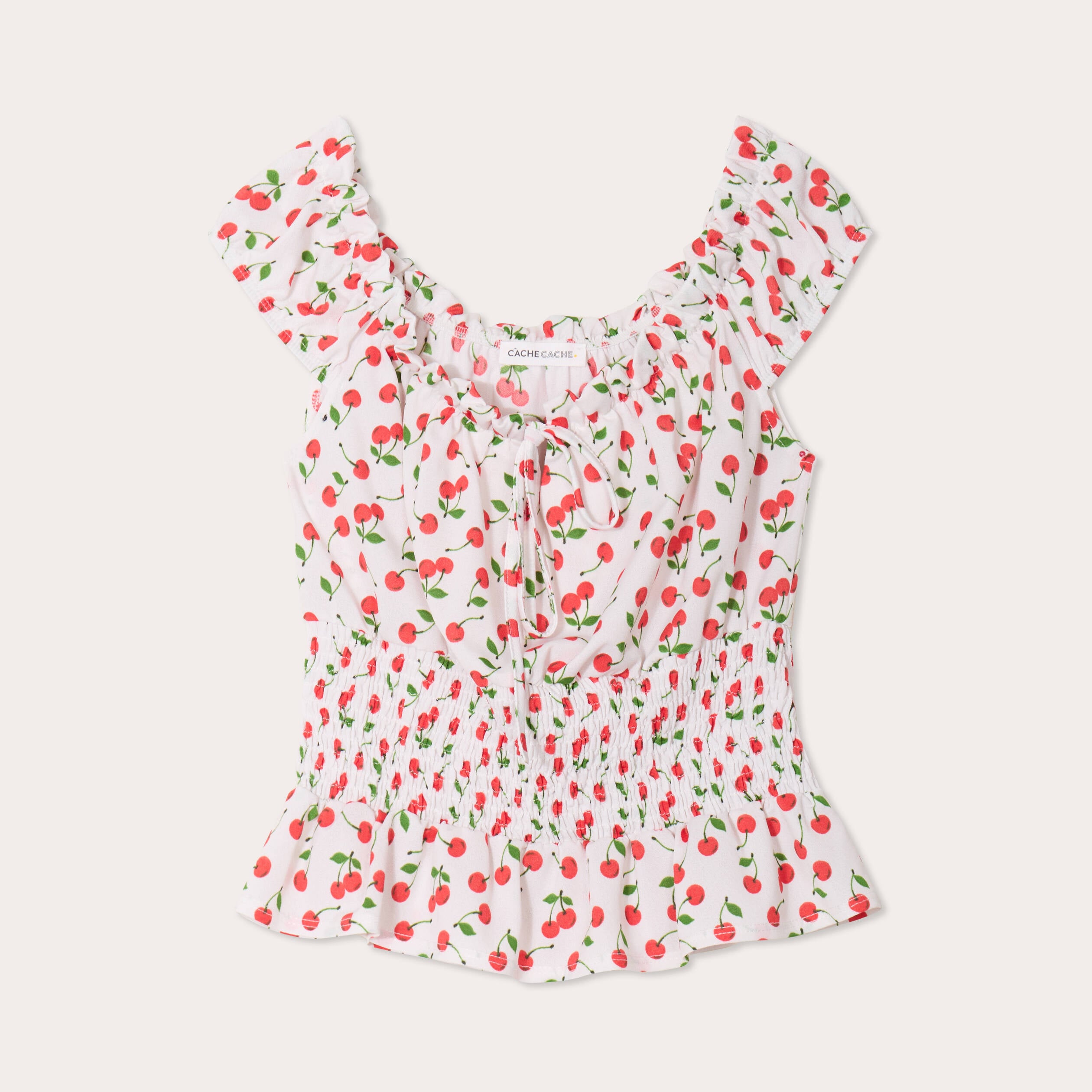 Blouse manches courtes blanc femme