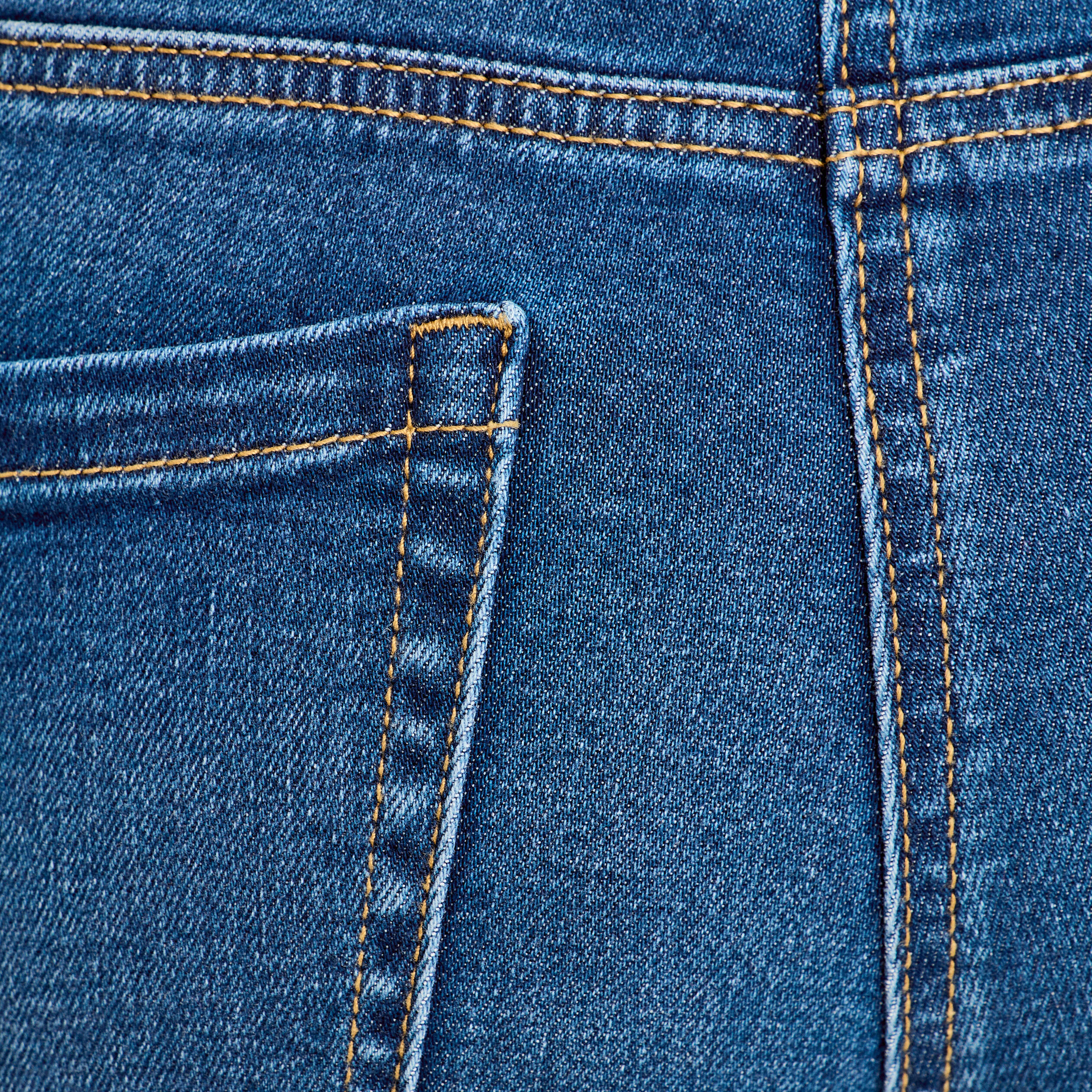 Pantacourt slim en jean denim stone femme