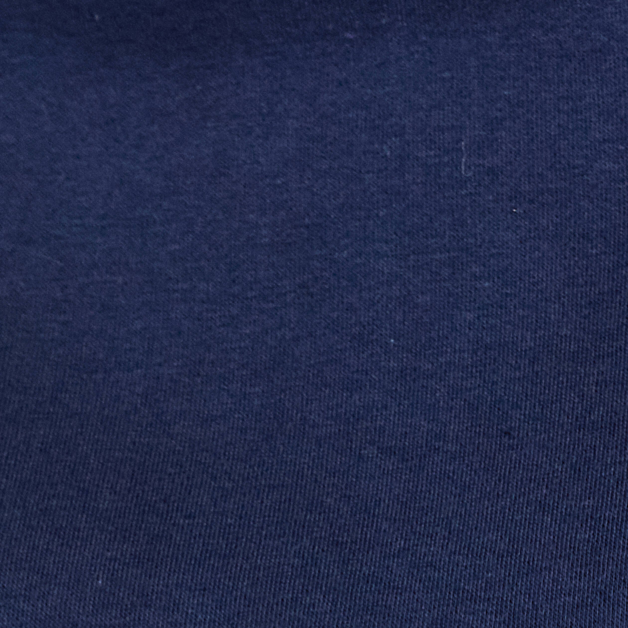Sweat bi-mati&egrave;re manches longues bleu marine femme