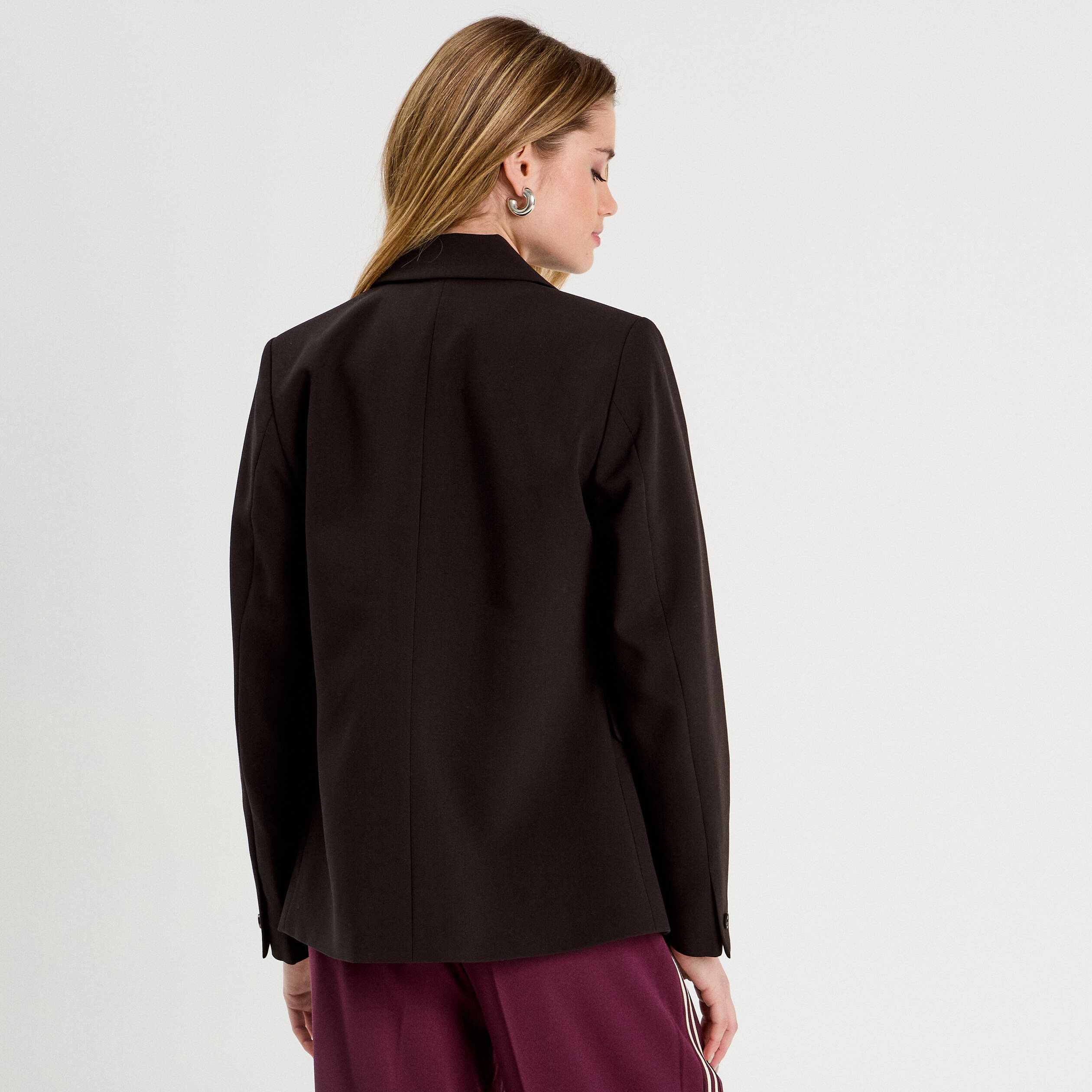 Veste esprit tailleur noir femme