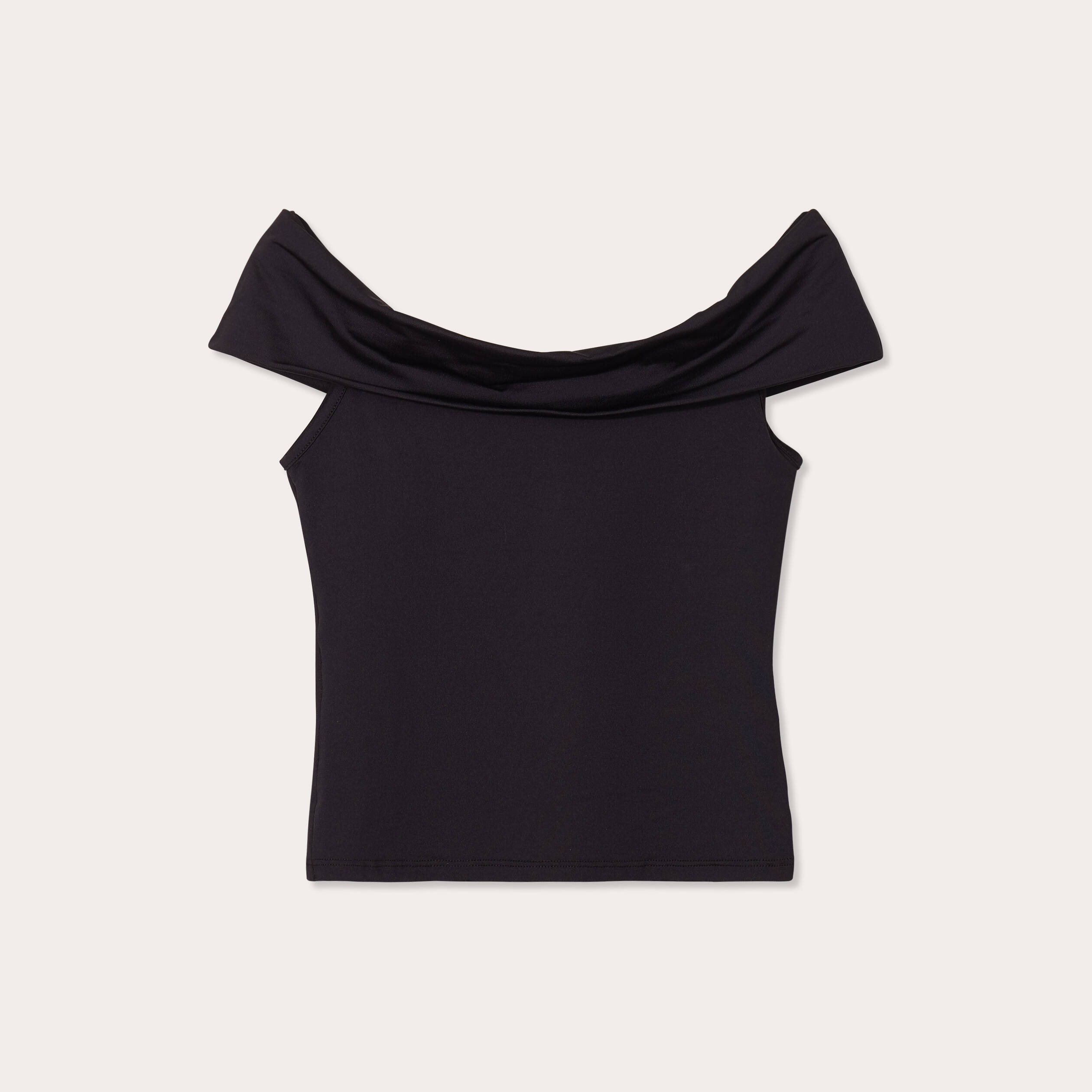 t shirt col bardot noir femme T-shirt col bardot noir femme