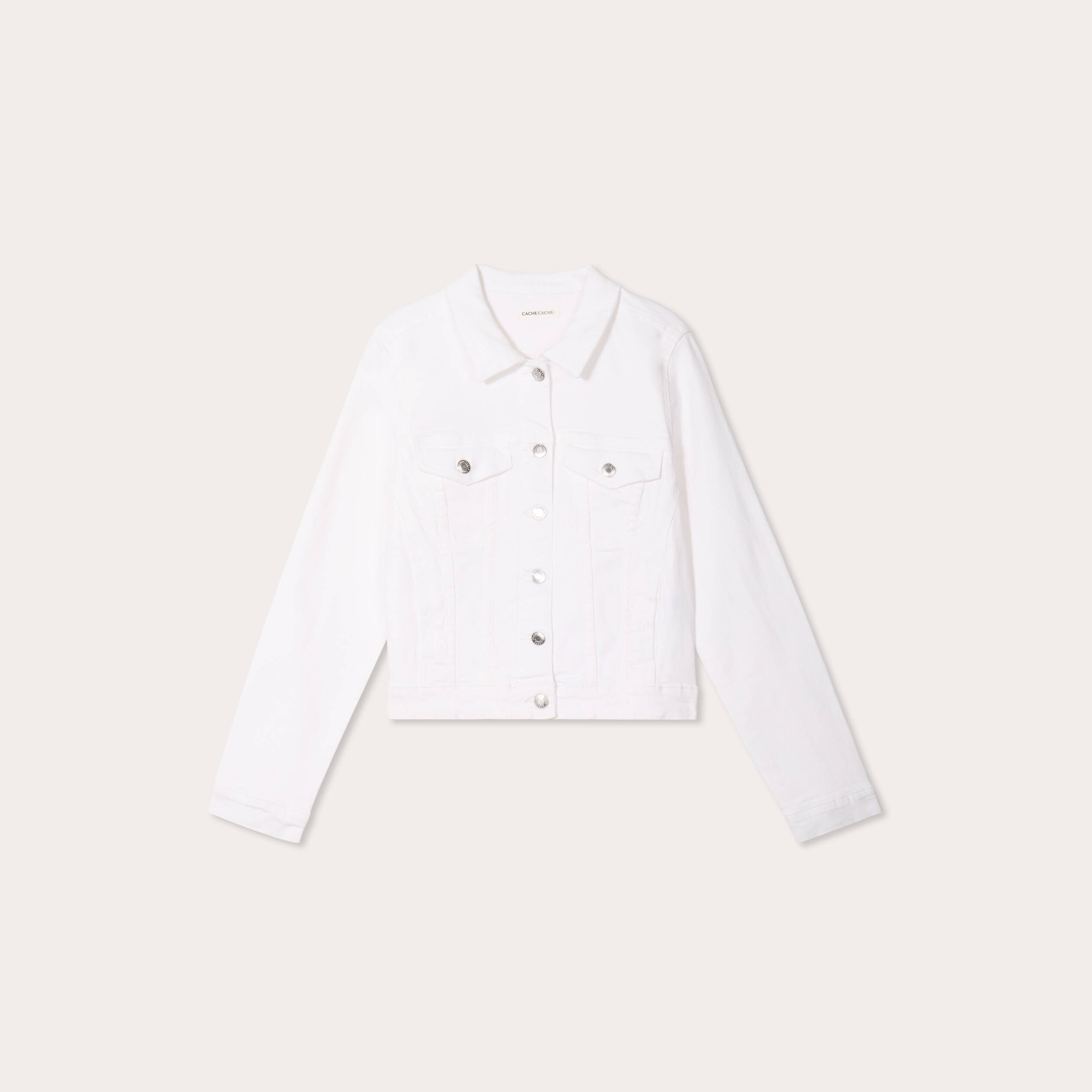 Veste en jean ecru femme